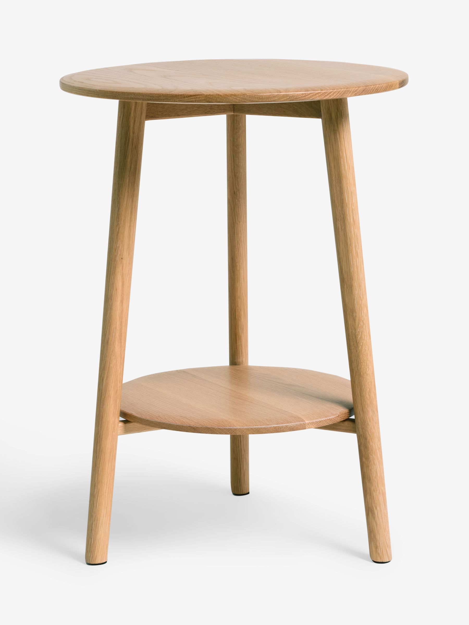 Jasper Conran London Oak Belgrave Side Table - Image 4 of 5
