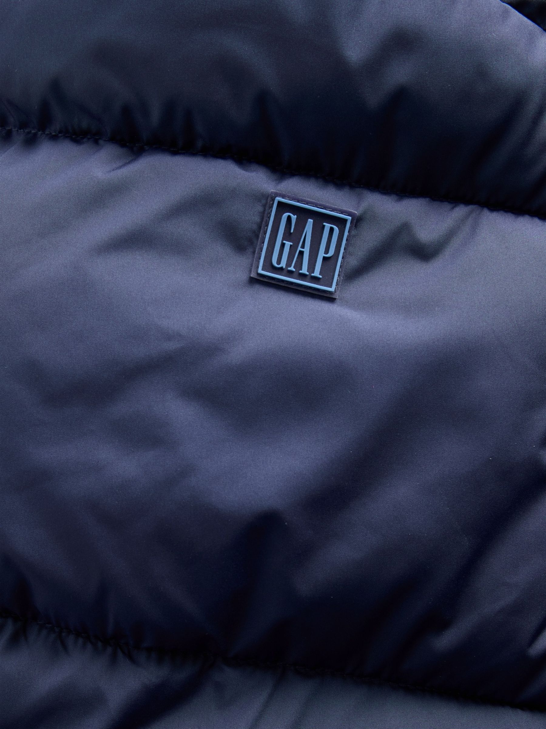Blue Relaxed Puffer Jacket - Image 4 of 4