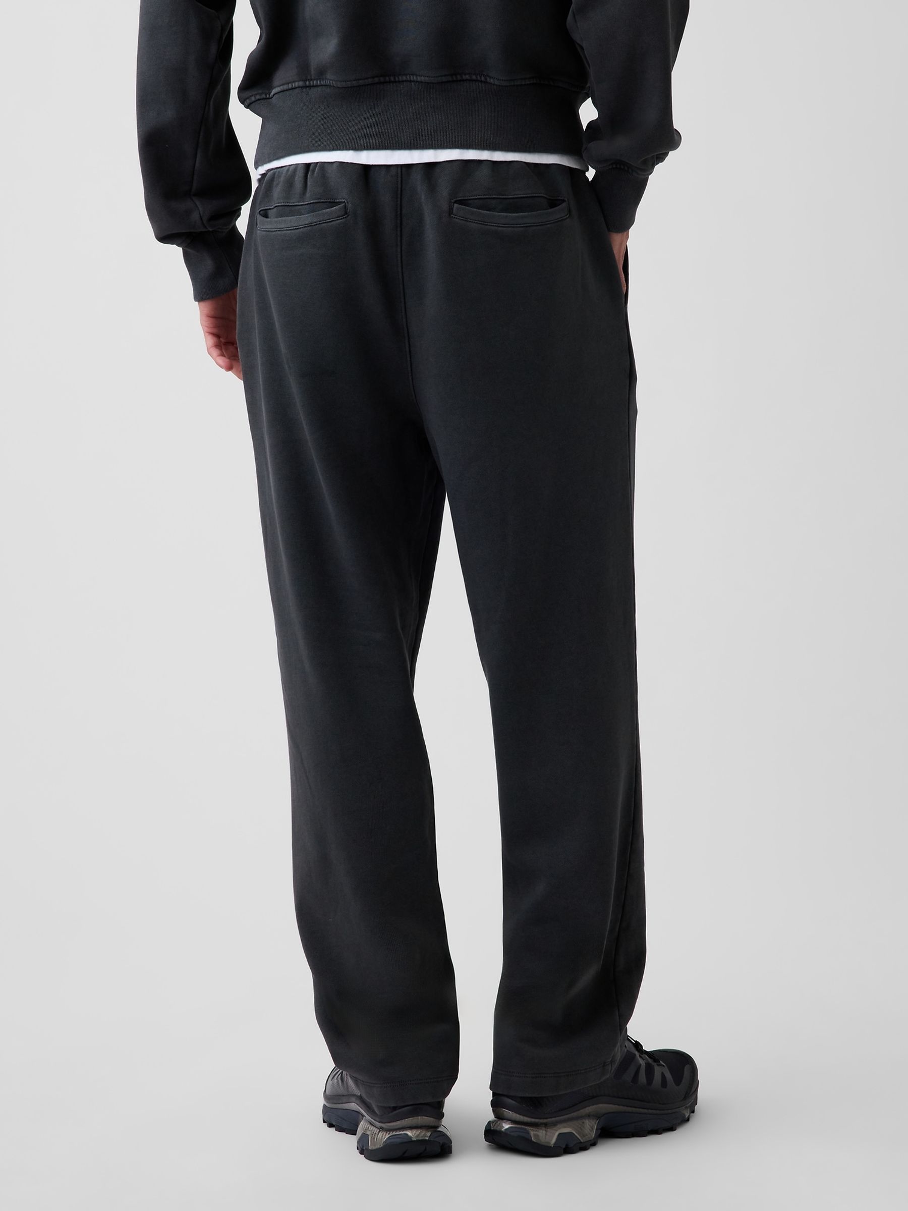 Black Heavyweight Relaxed Logo Joggers - Image 2 of 4