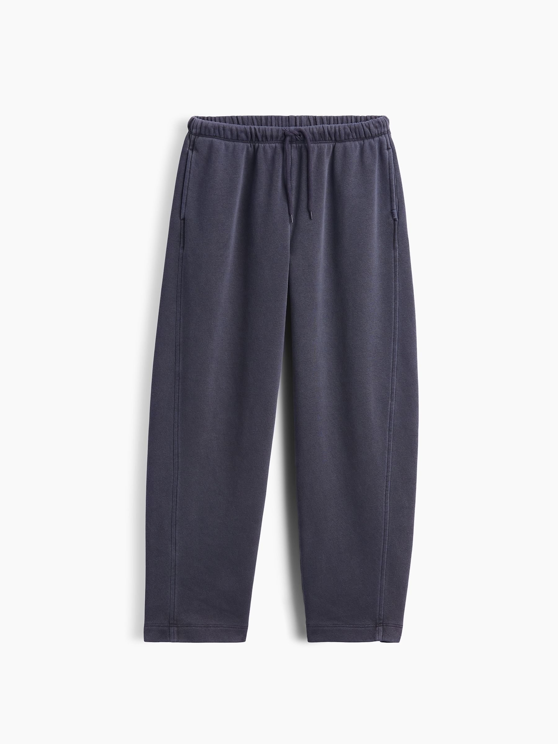 Washed Black Vintage Soft Relaxed Barrel Joggers - Image 4 of 5