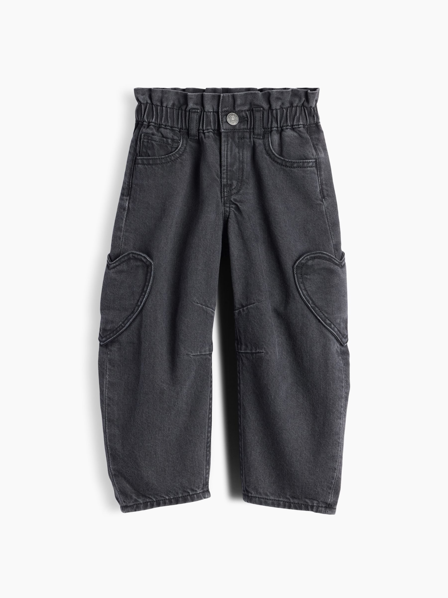 Black Heart Pocket Barrel Horseshoe Jeans - Image 1 of 2