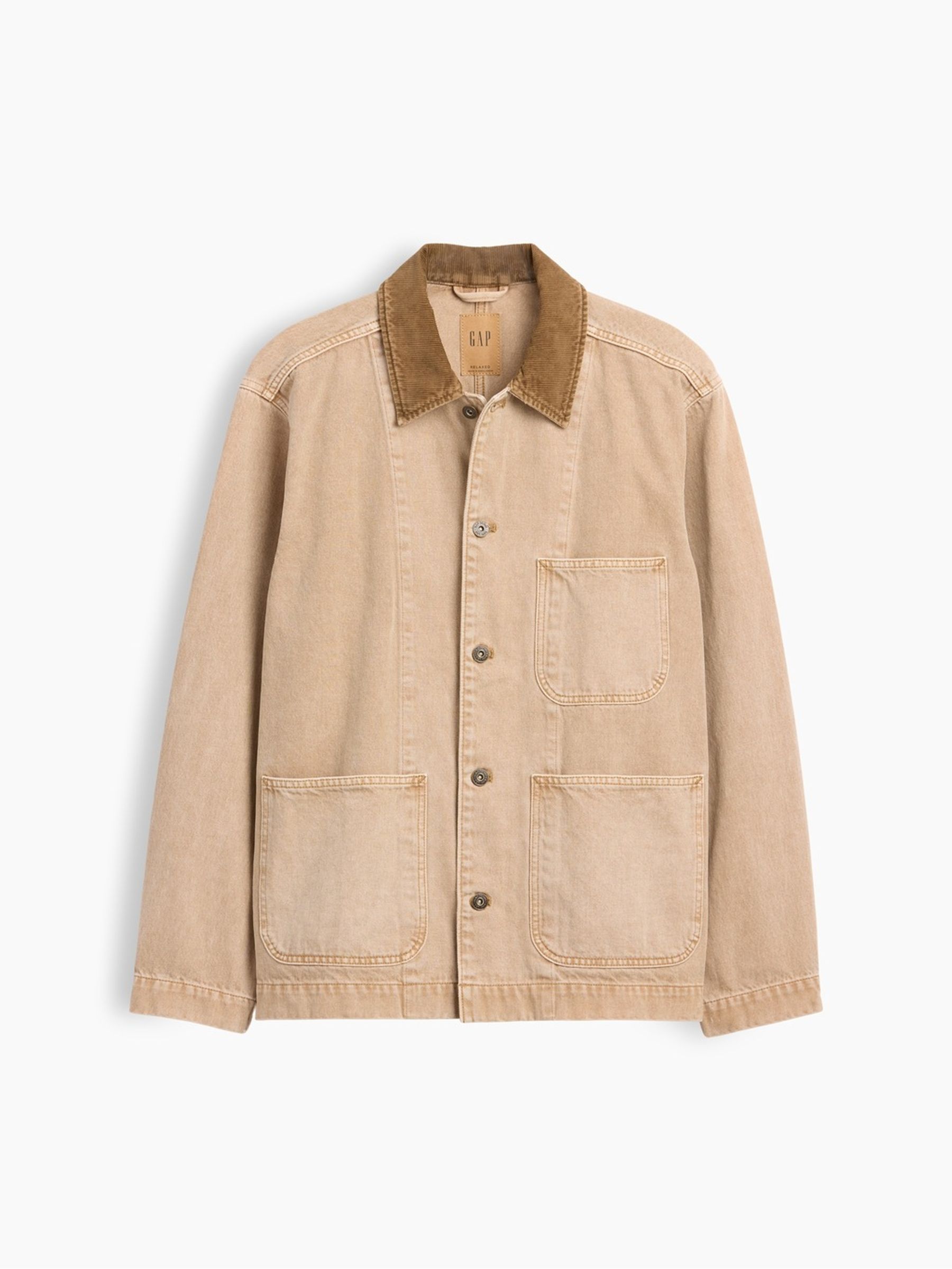Acid Brown Denim Barn Jacket - Image 5 of 5 Acid Brown Denim Barn Jacket - Image 5 of 5
