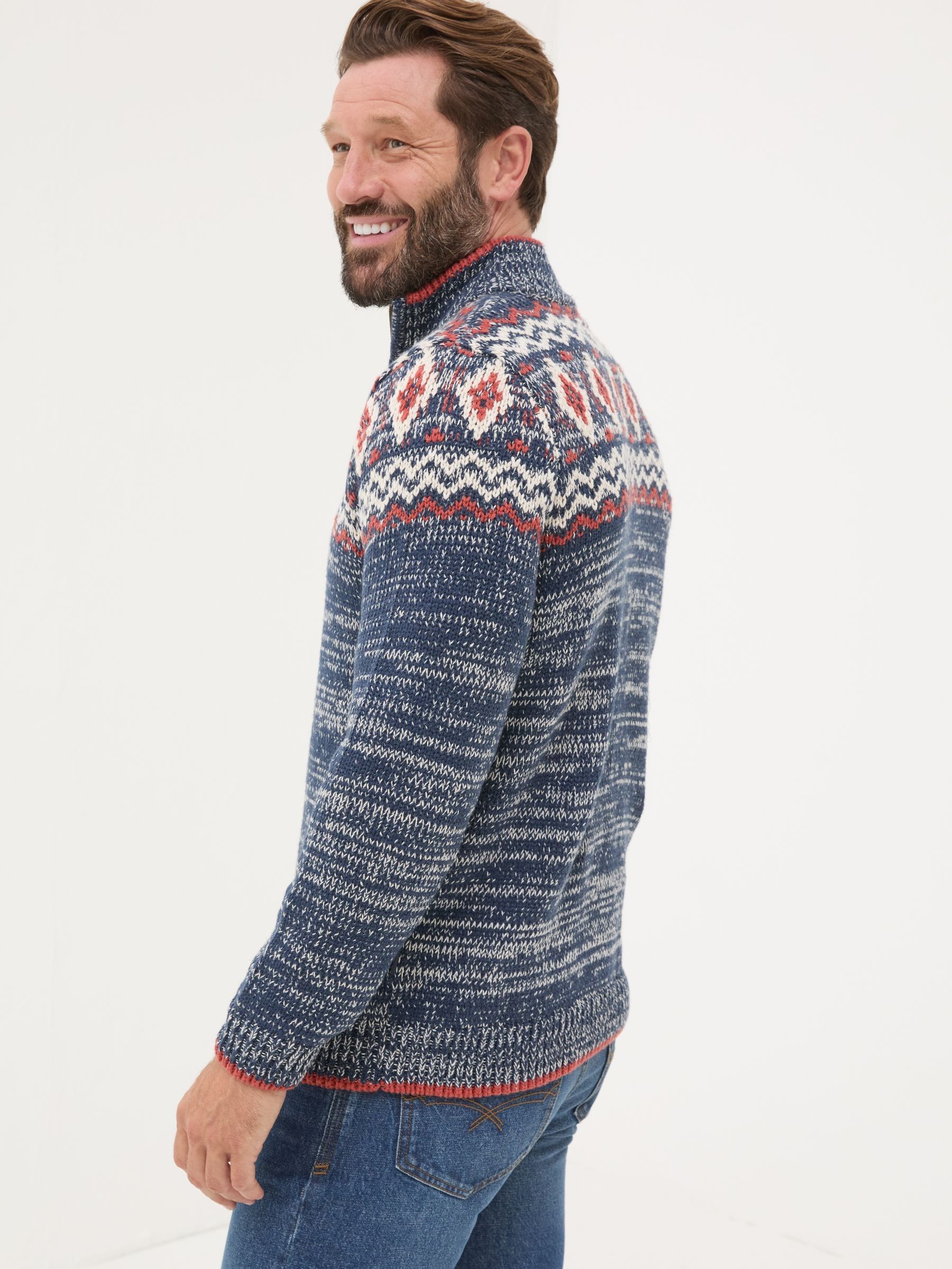 Denim Vintage Rothbury Half Neck Jumper - Image 2 of 6