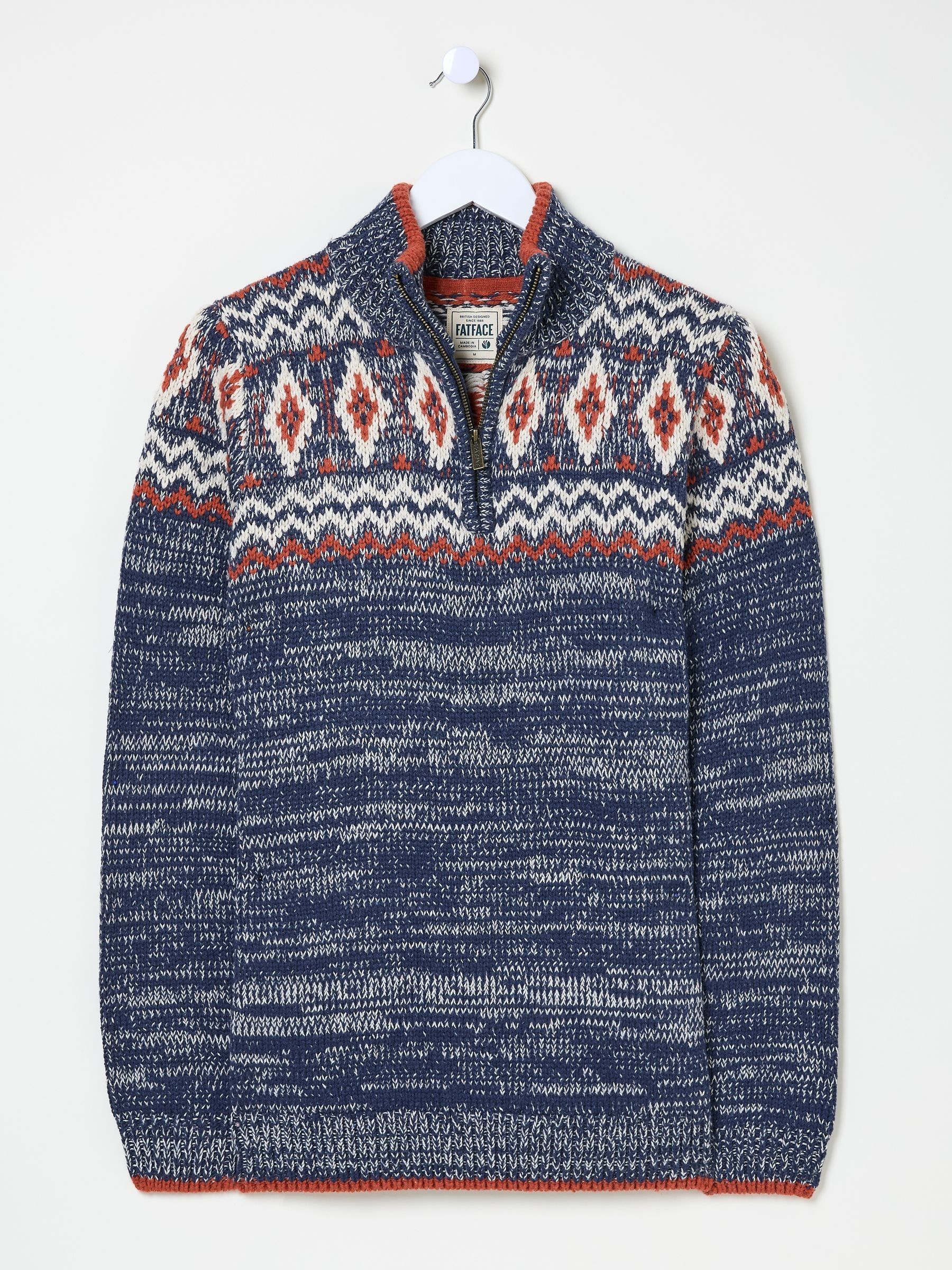 Denim Vintage Rothbury Half Neck Jumper - Image 5 of 6