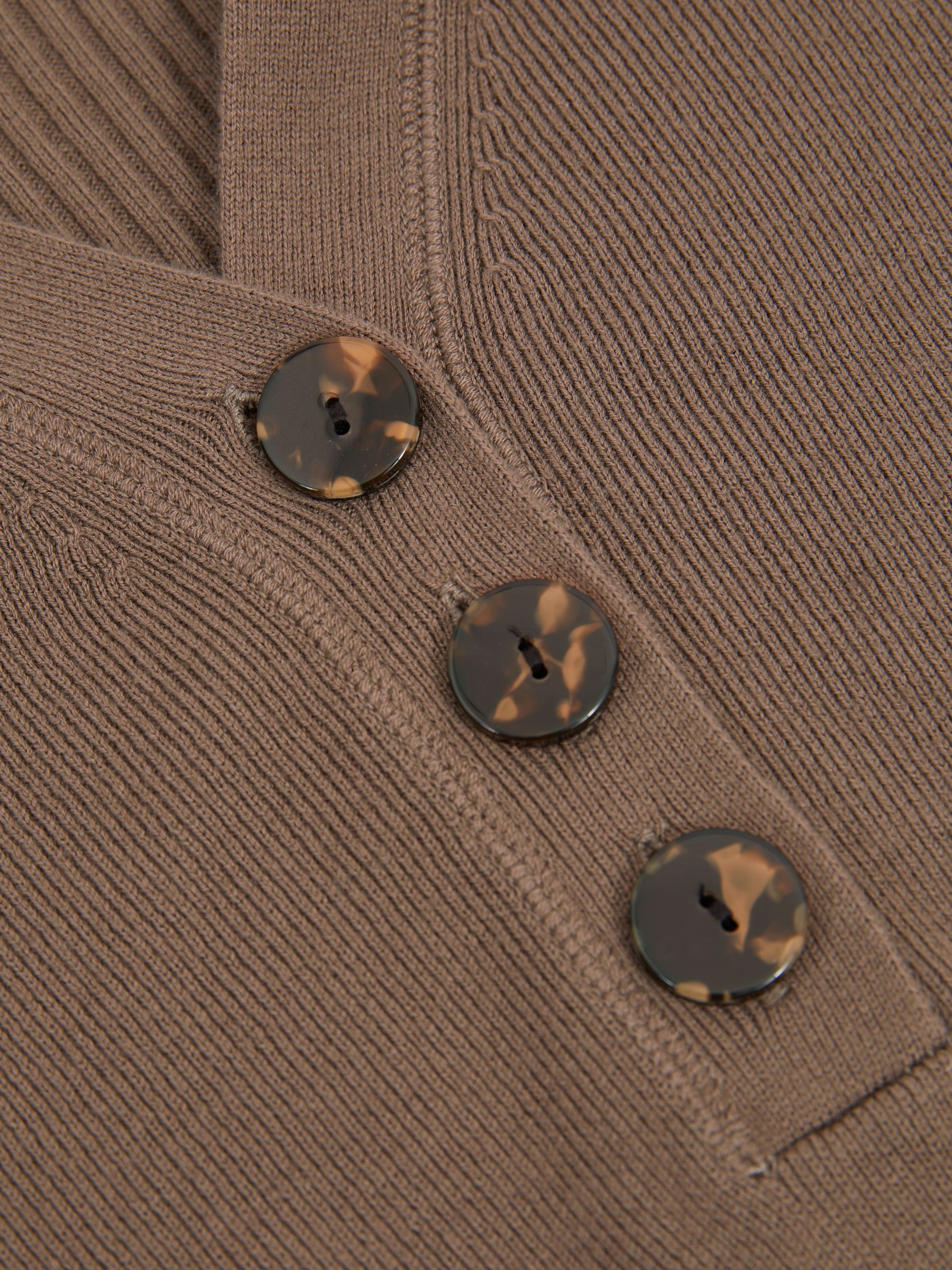 Ribbed Sleeve Jumper in Mink - Image 6 of 6