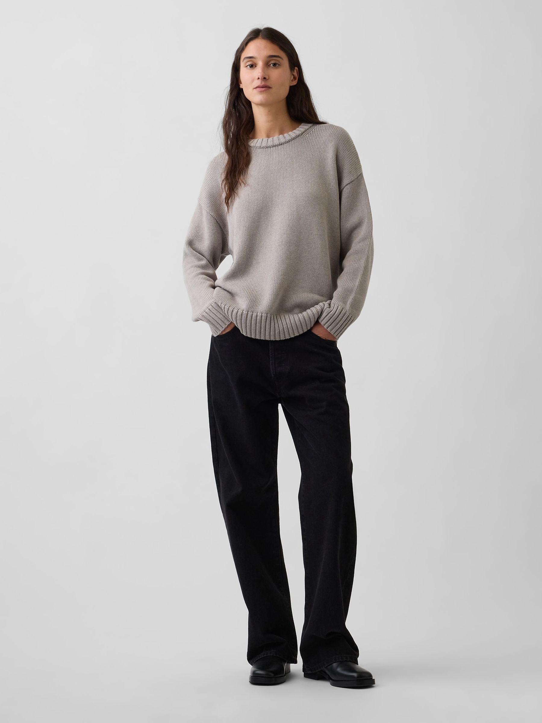 Cool Brown Oversized Jumper - Image 3 of 4