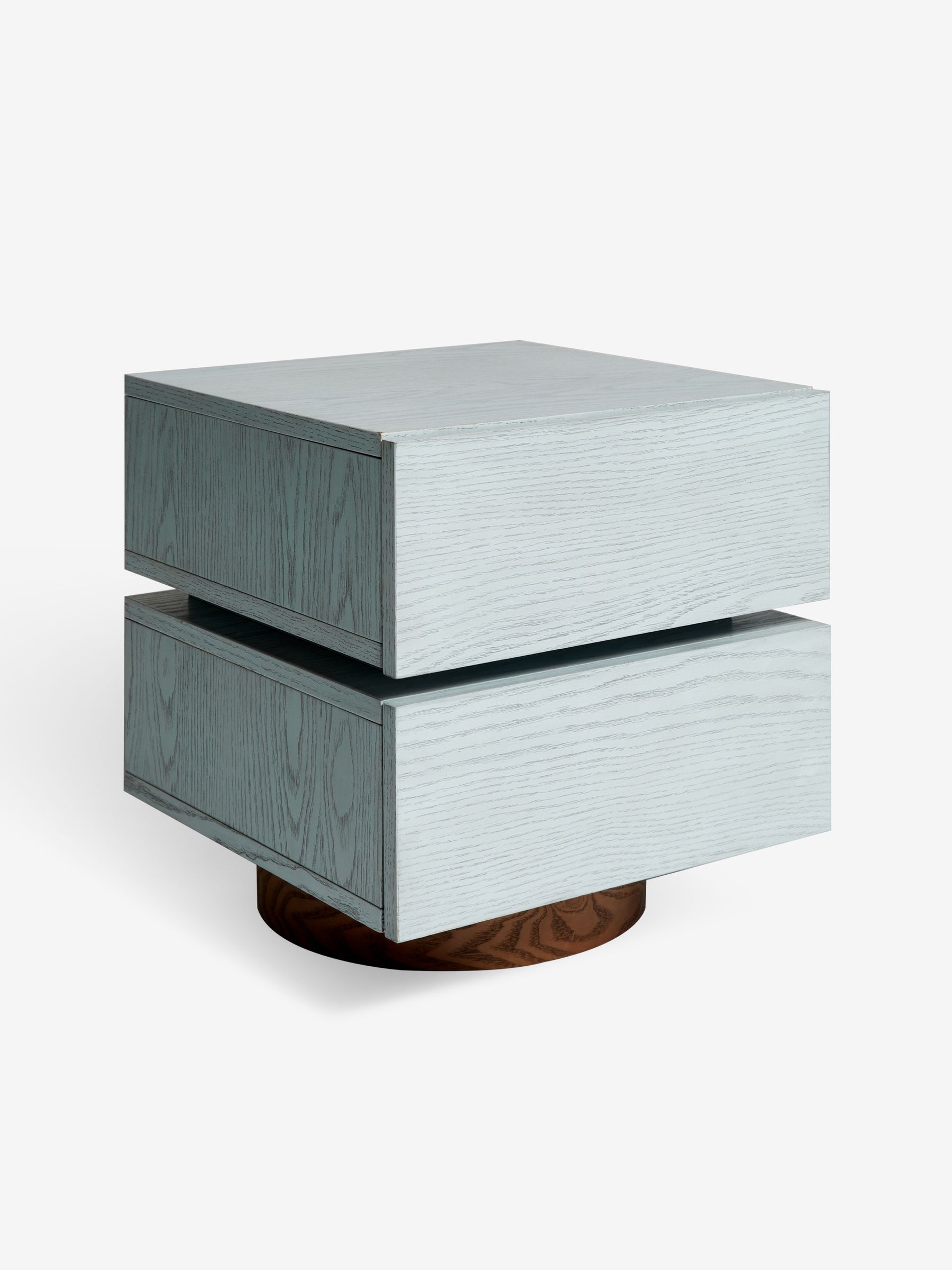 Bern Bedside Table in Blue - Image 4 of 5