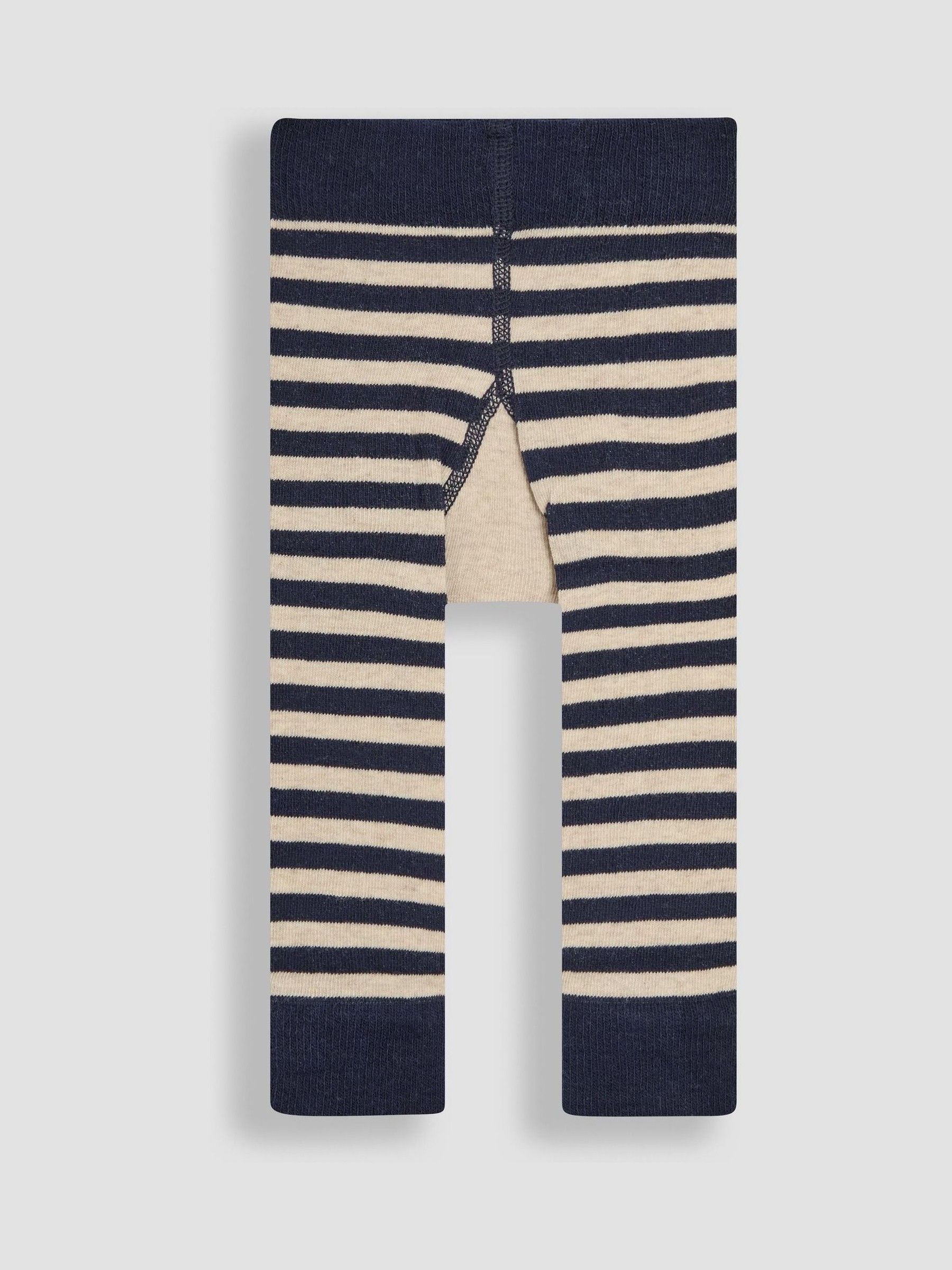 Navy Stripe Fox Knitted Leggings - Image 2 of 3