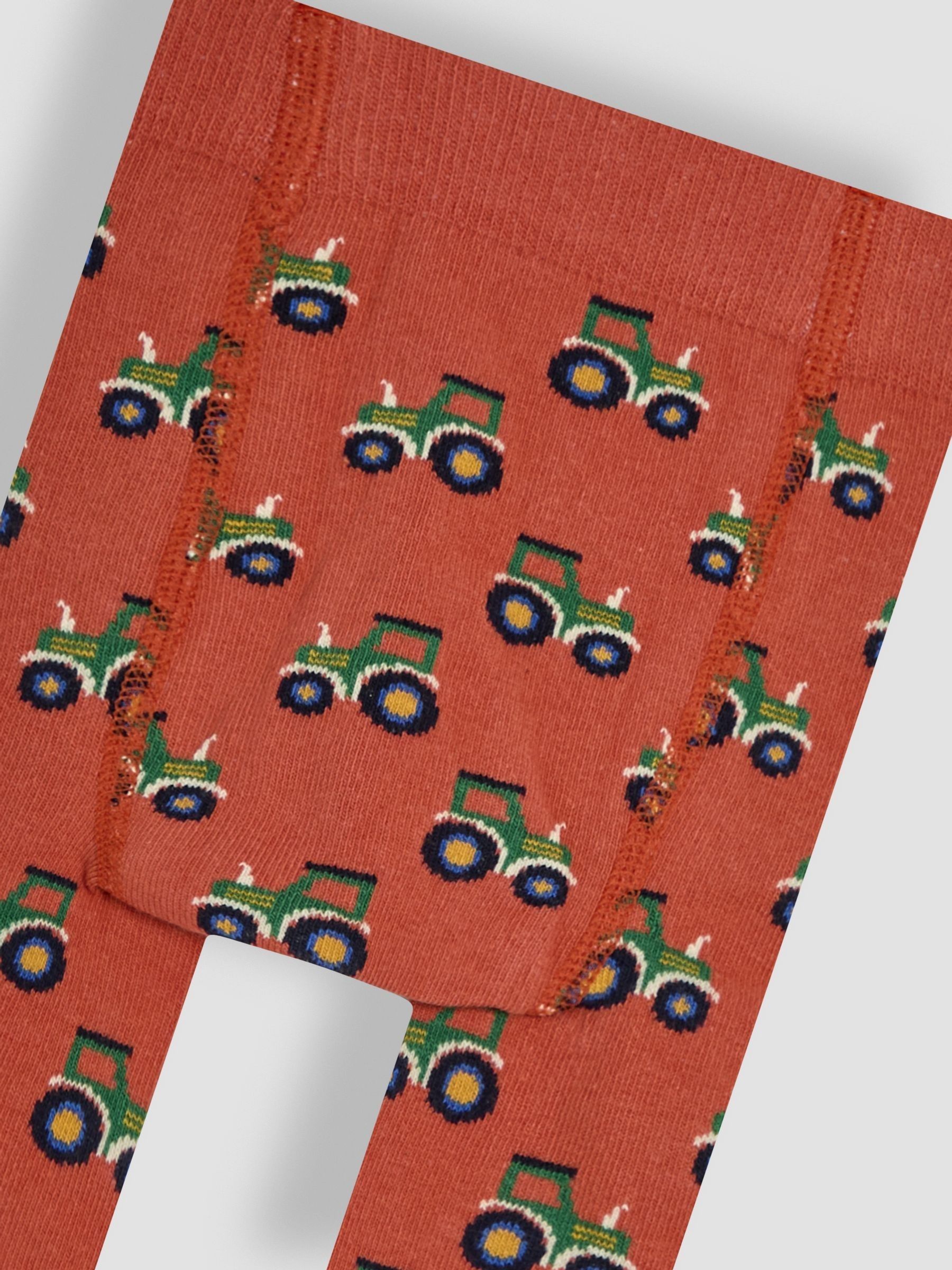 Rust Tractor Knitted Leggings - Image 3 of 3