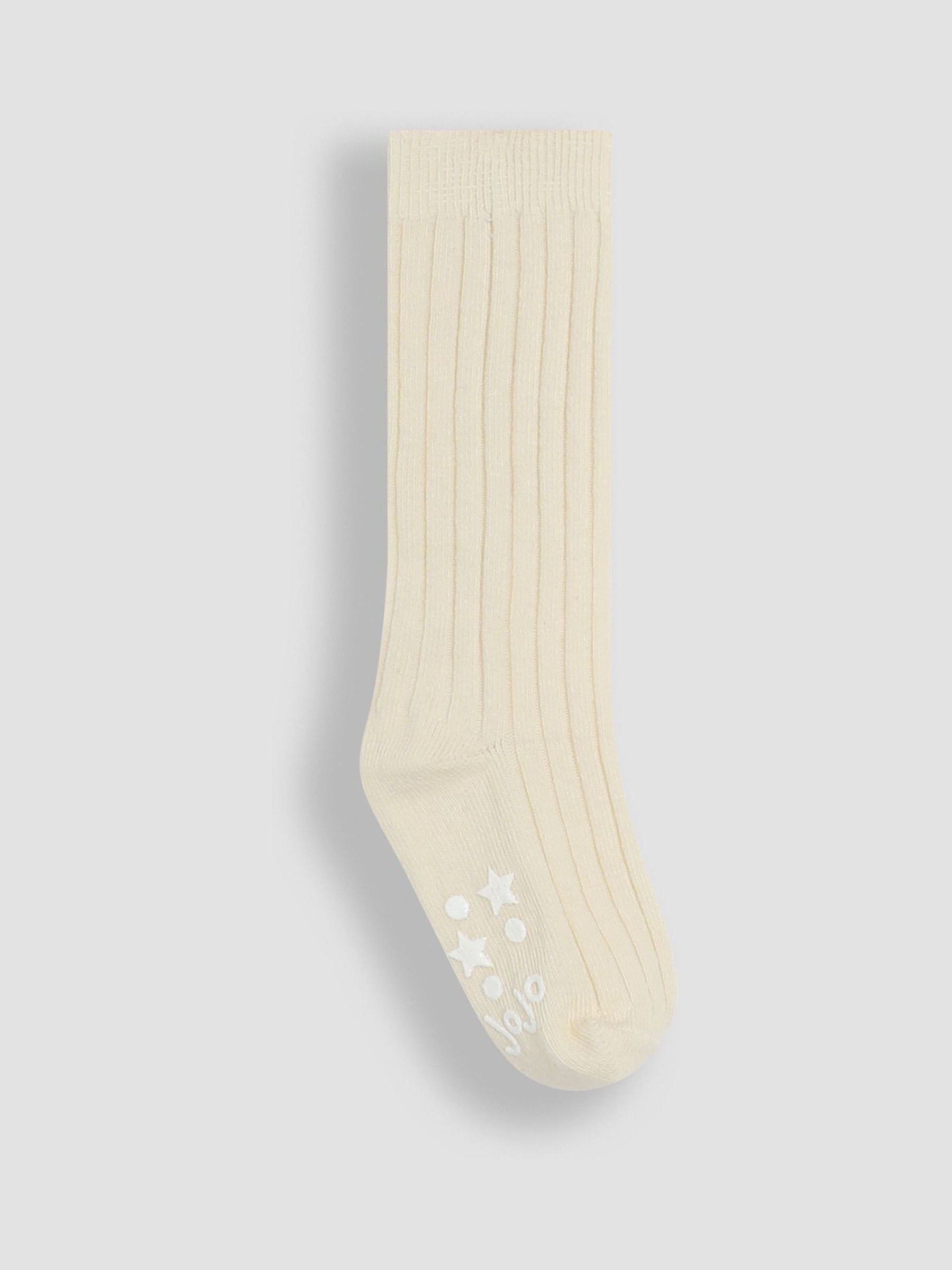 Natural 2-Pack Long Rib Socks - Image 2 of 3