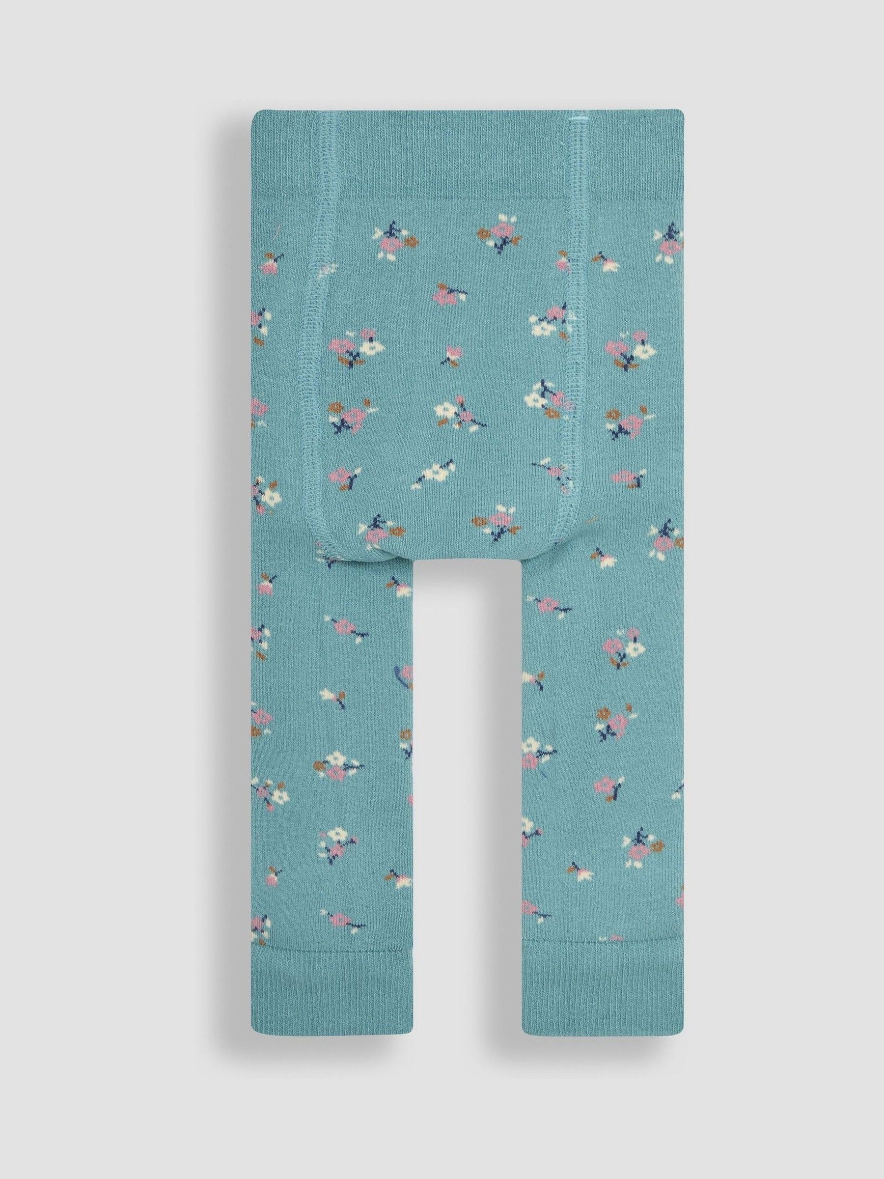 Duck Egg Floral Extra Thick Leggings - Image 2 of 3