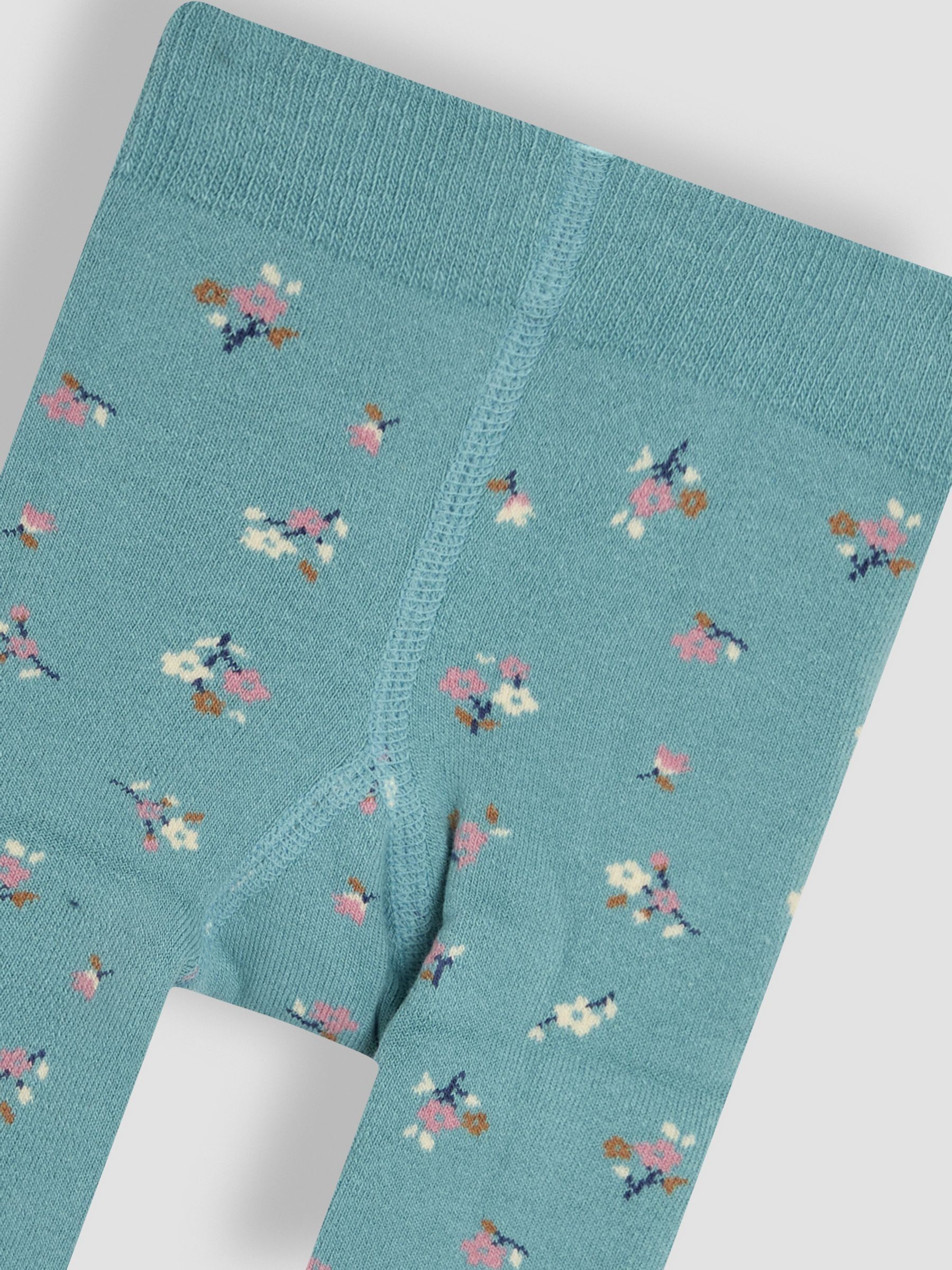 Duck Egg Floral Extra Thick Leggings - Image 3 of 3