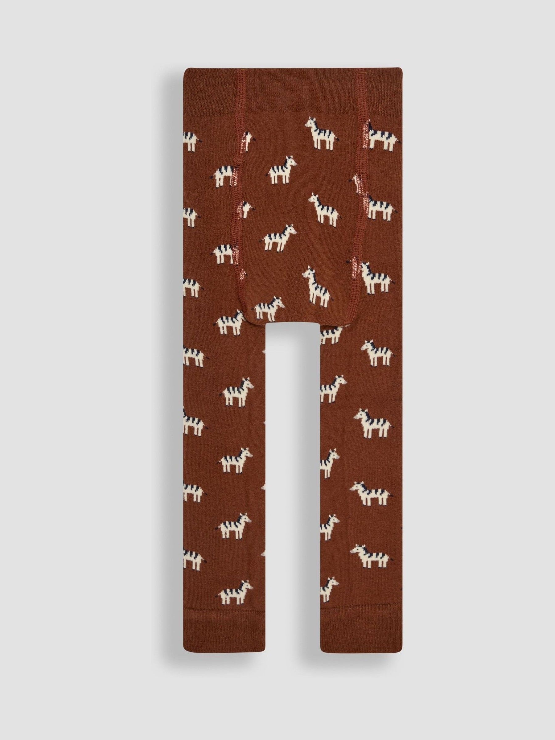 Brown Zebra Extra Thick Leggings - Image 2 of 3