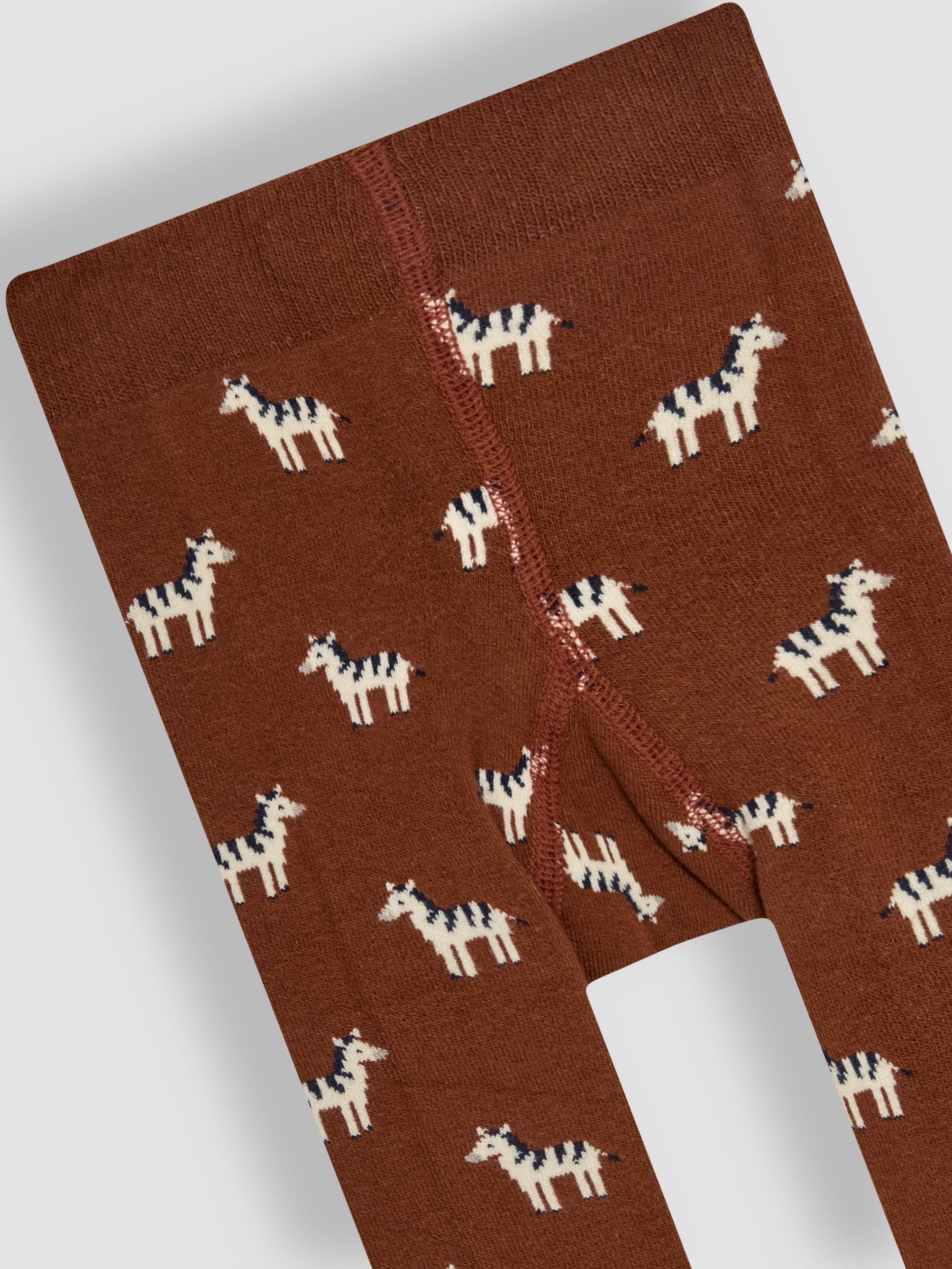 Brown Zebra Extra Thick Leggings - Image 3 of 3