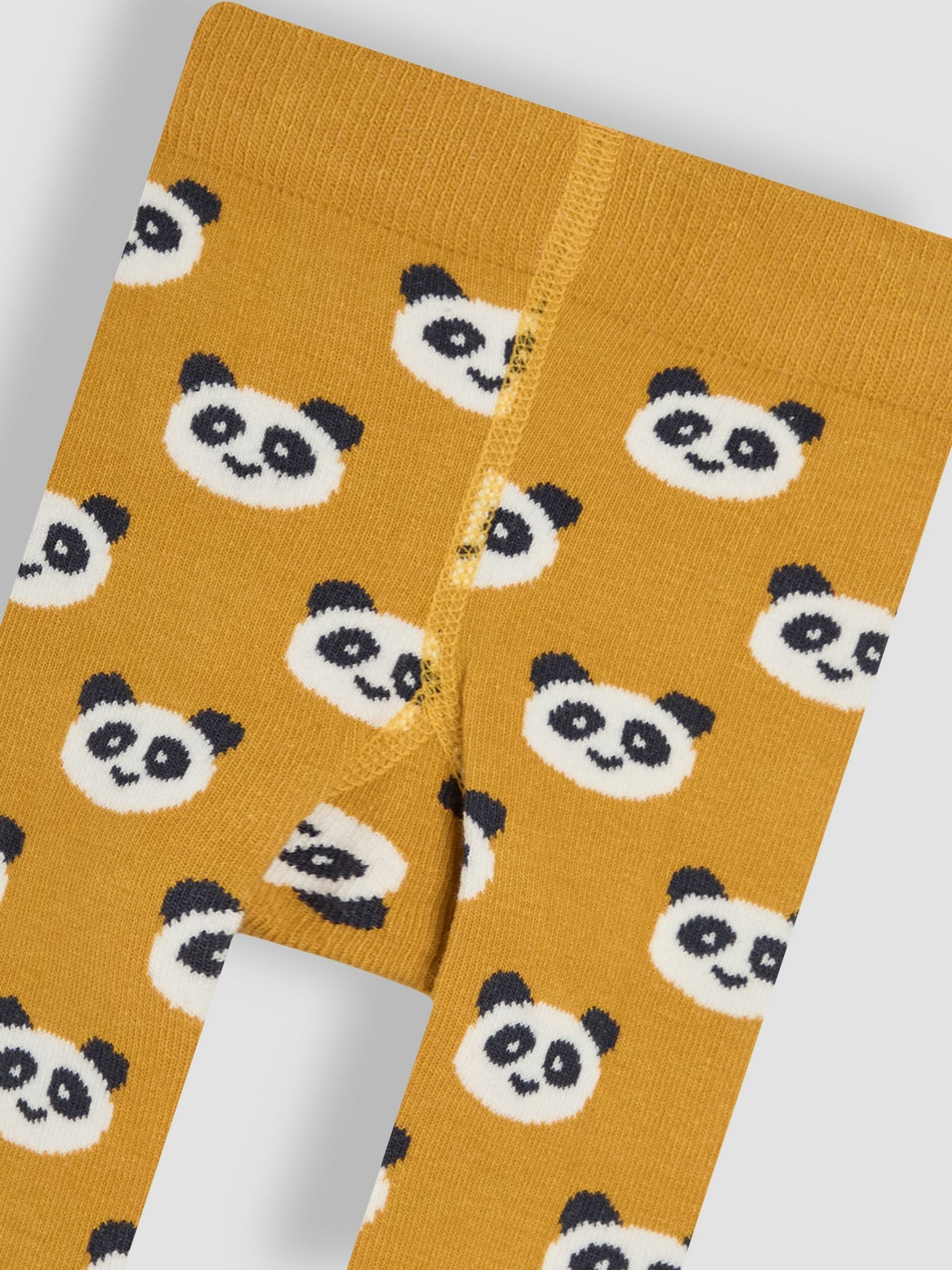 Yellow Panda Knitted Leggings - Image 3 of 3