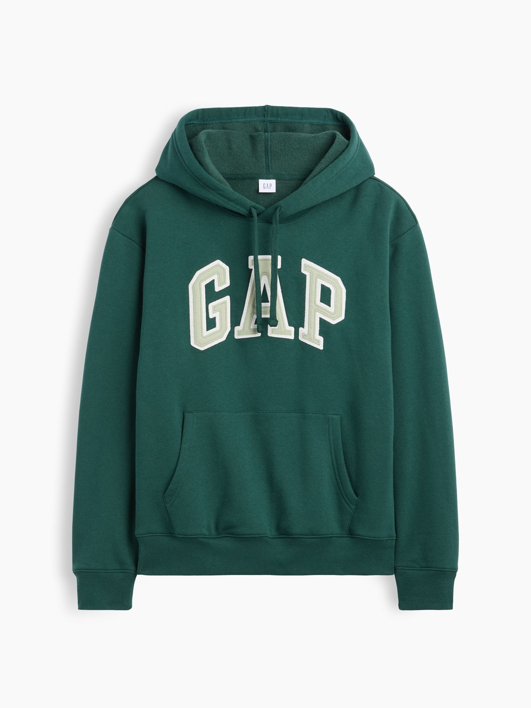 Dark Green Relaxed Logo Hoodie - Image 5 of 5
