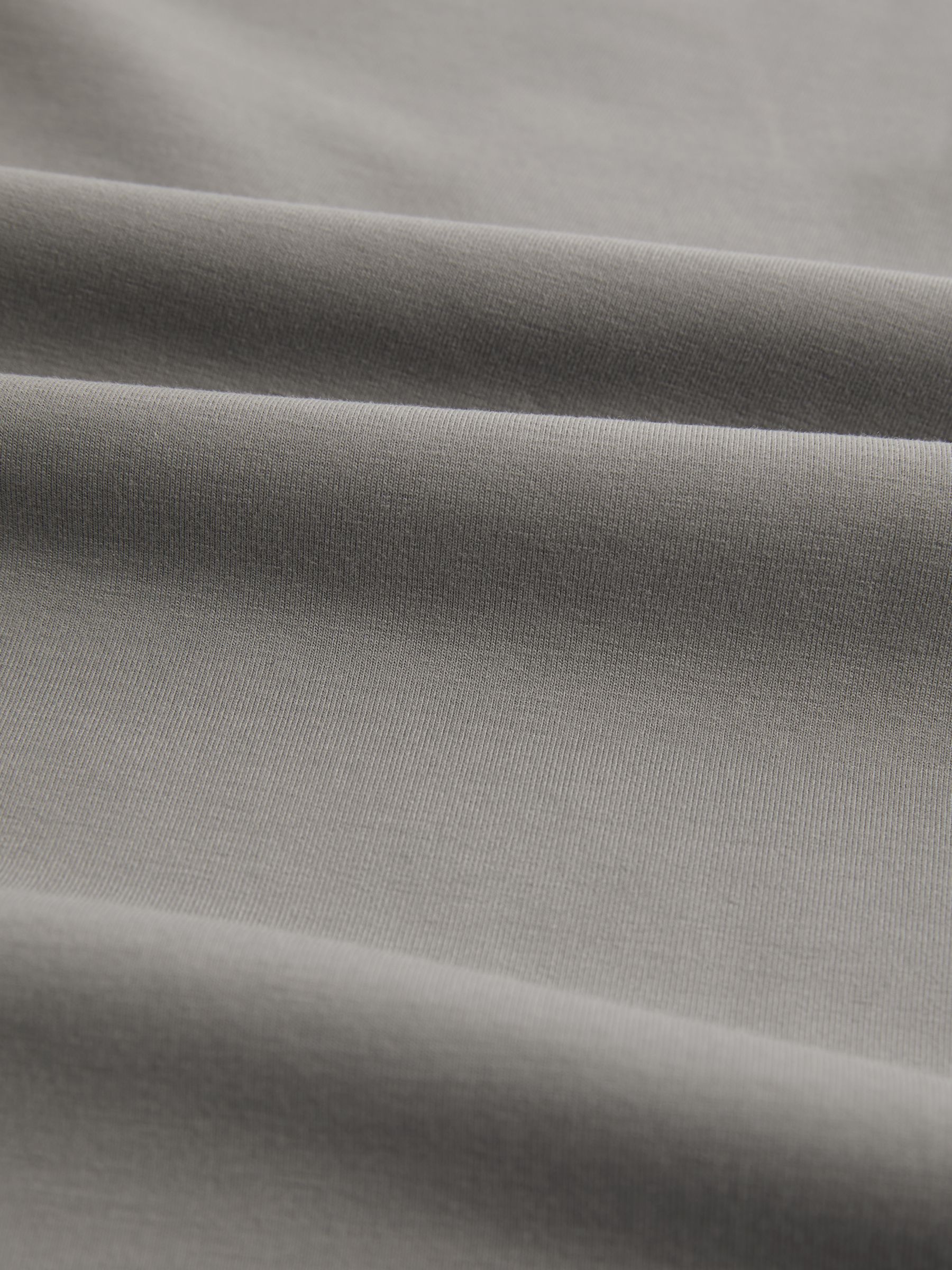 Interlock Jersey Crew Neck T-Shirt in Flint Grey - Image 5 of 5