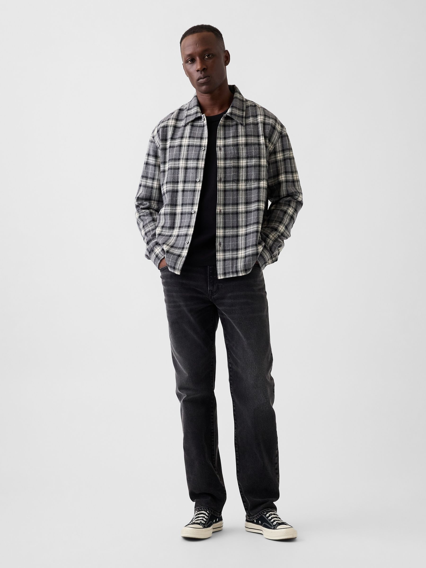 Black Straight Jeans - Image 5 of 6