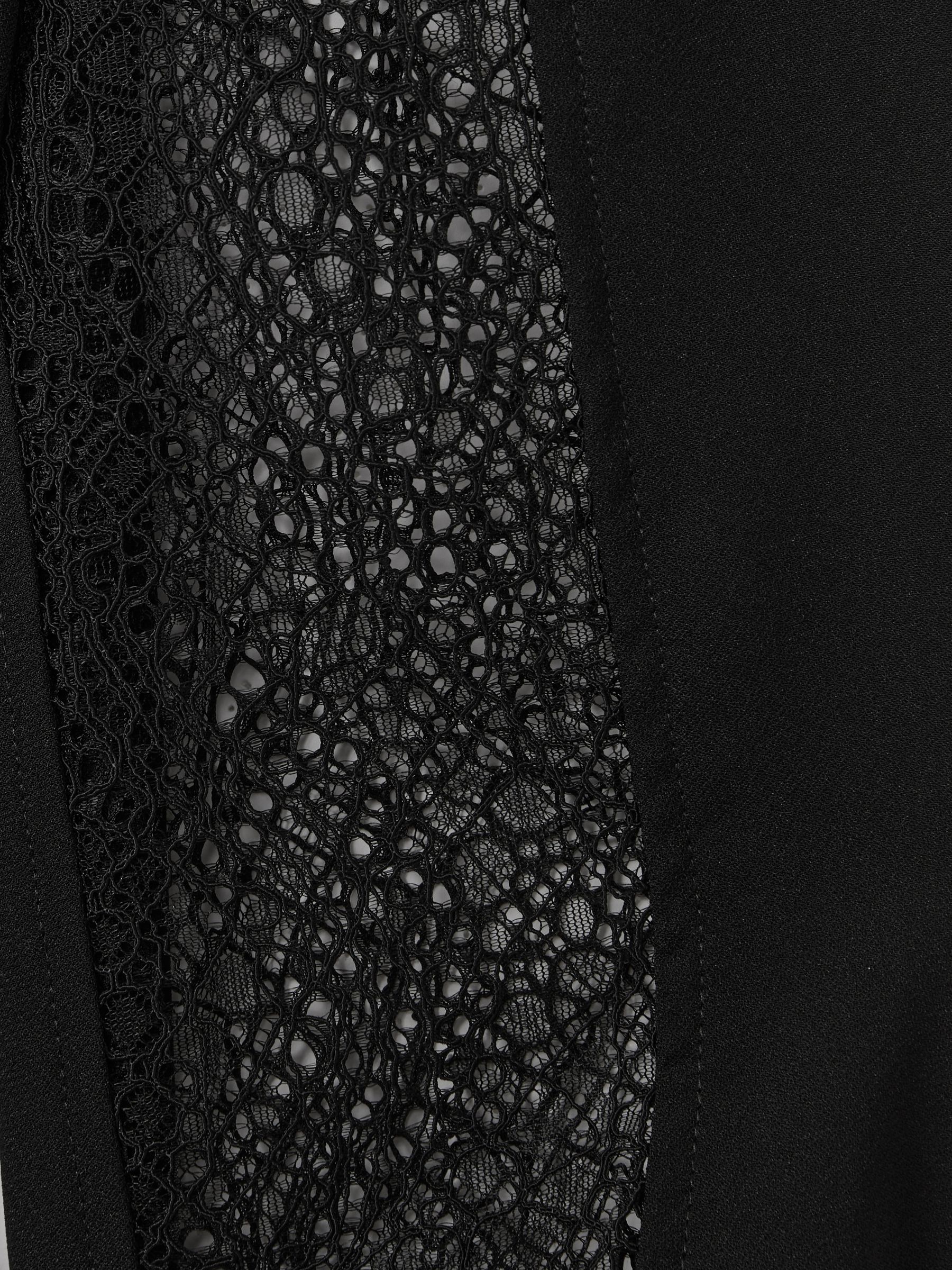Reema Black Lace Insert Mini Dress - Image 6 of 6