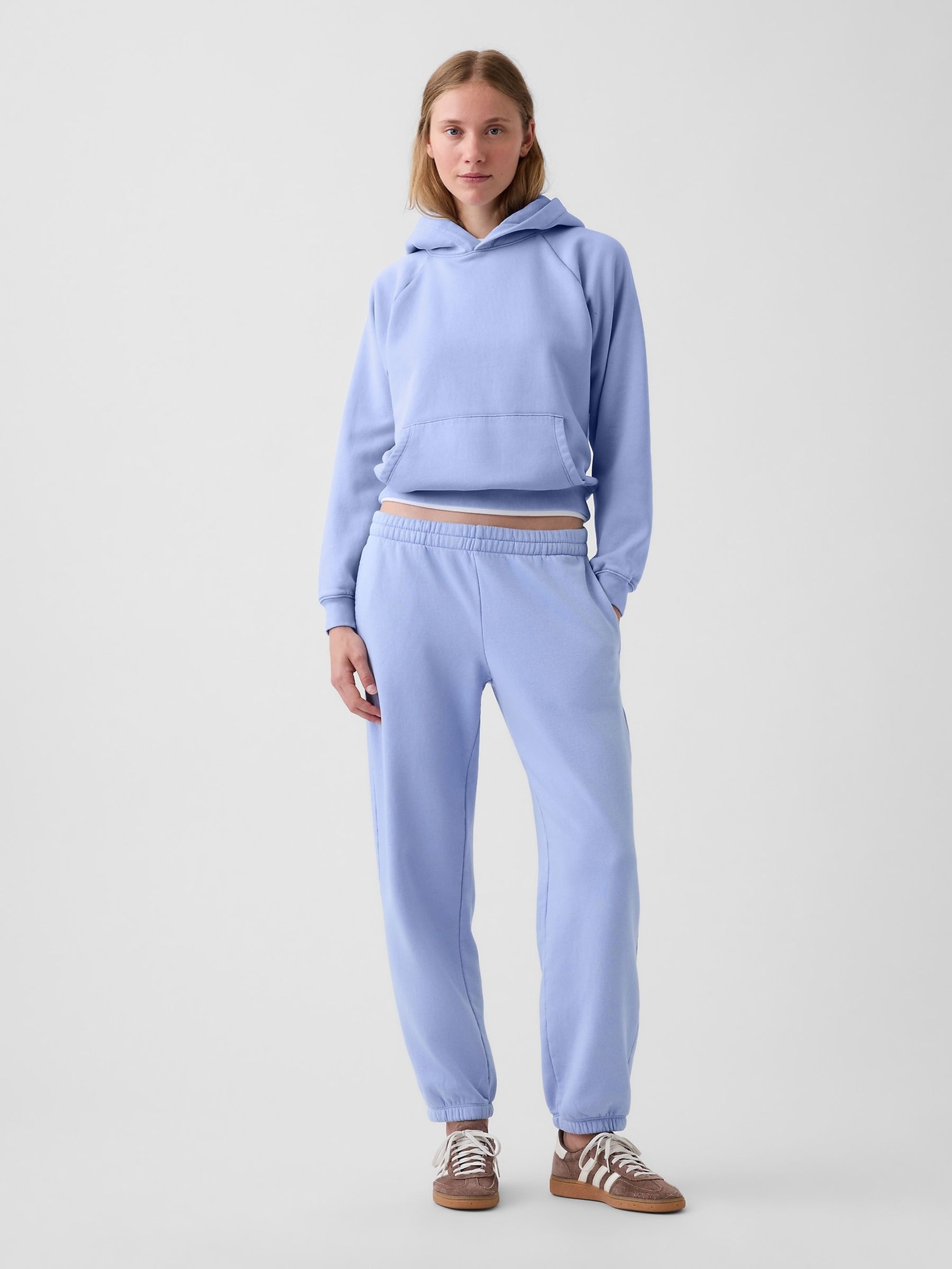 Blue Vintage Soft Relaxed Joggers - Image 4 of 5