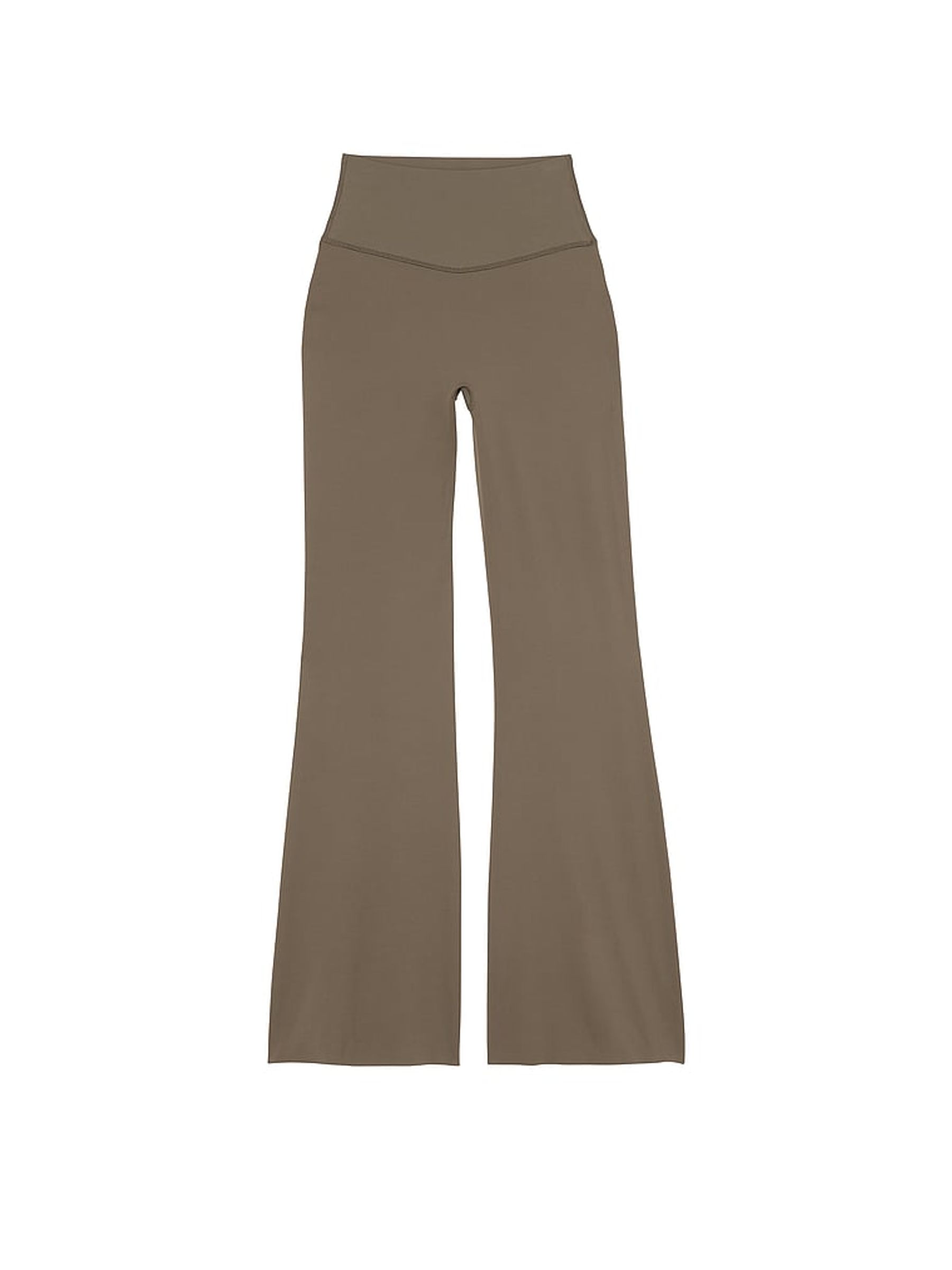 Olive Green Elevate™ Stretch Flare Leggings - Image 3 of 3