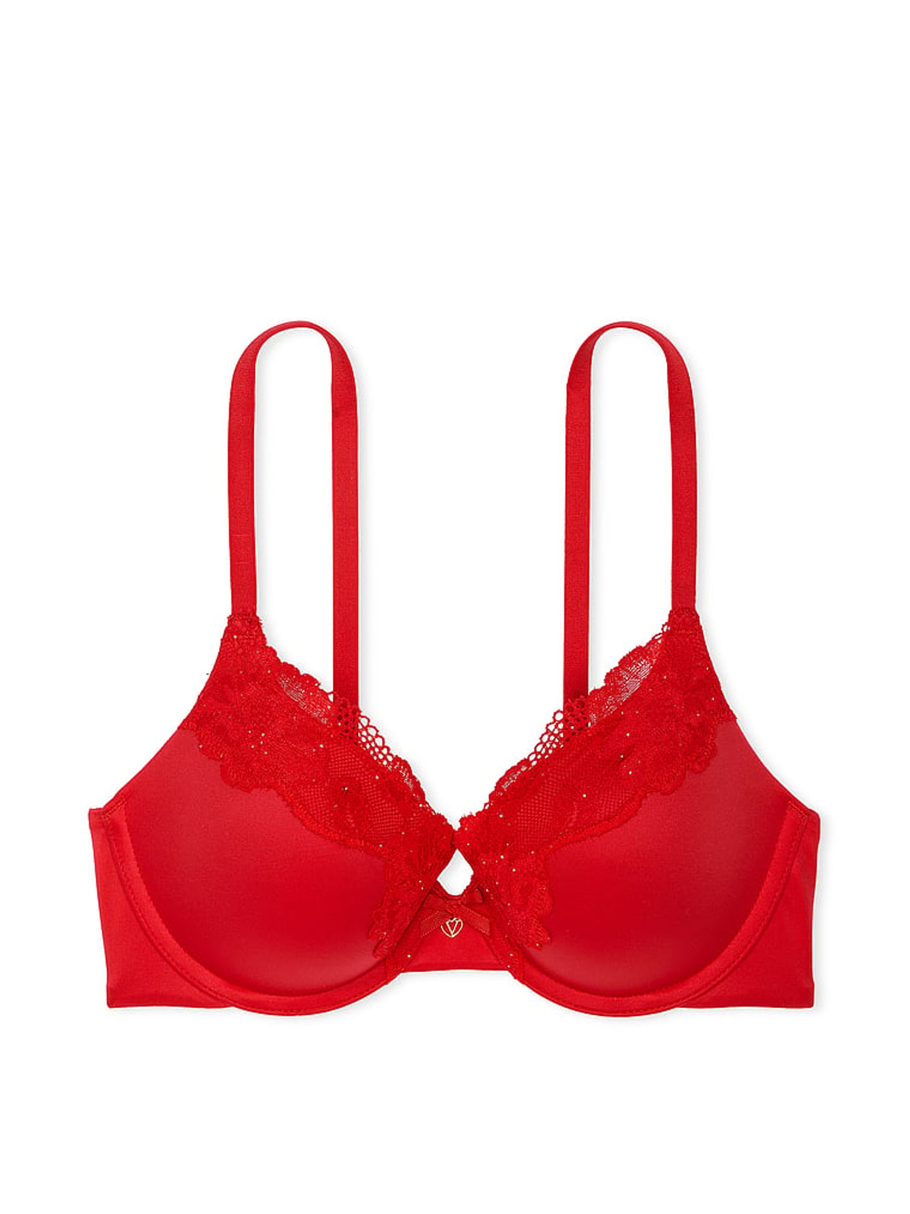 Lipstick Red Full Cup Bra - Image 3 of 3