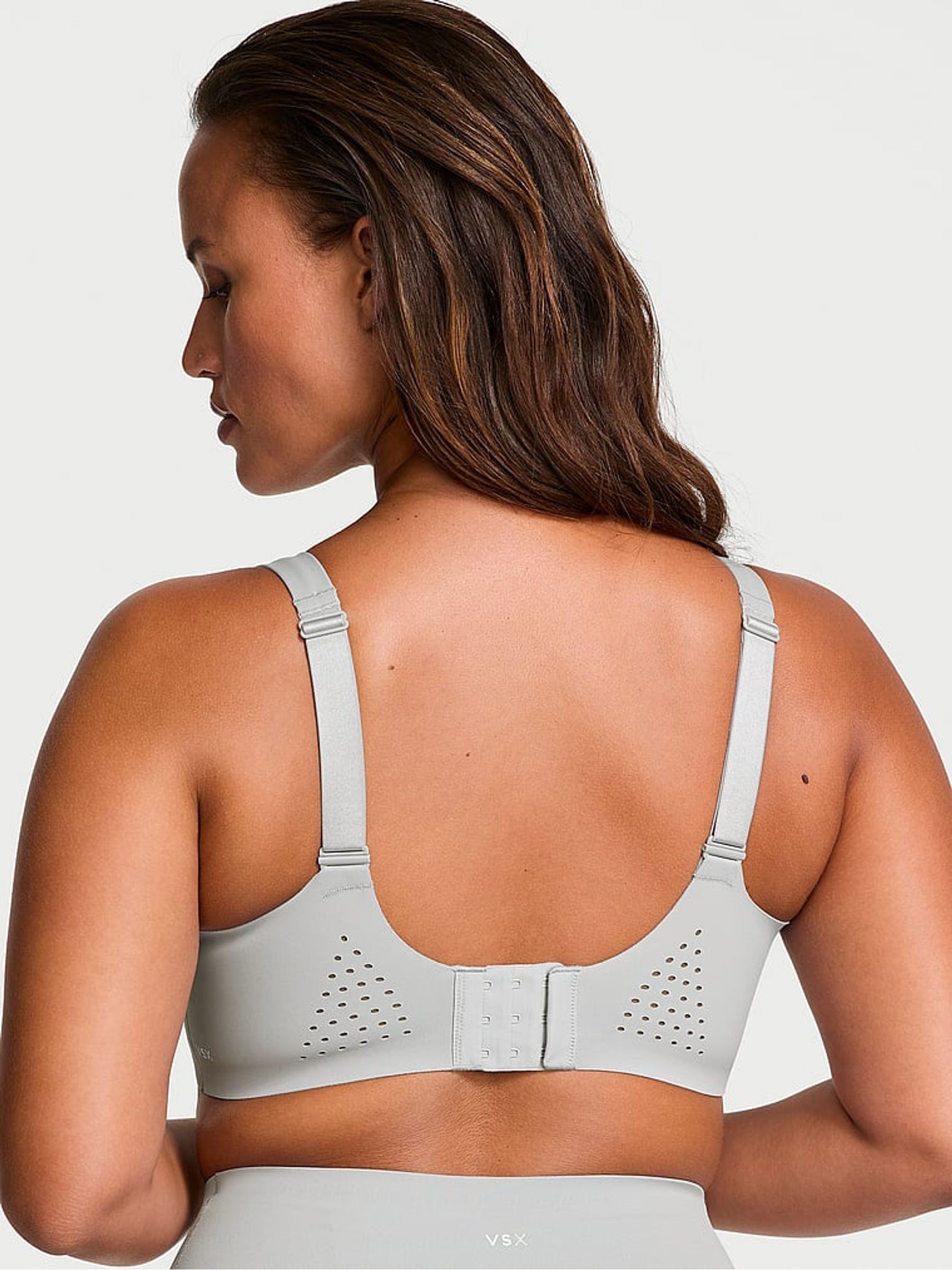 Starstruck Grey Back Close Featherweight Max High Support Sports Bra - Image 2 of 4