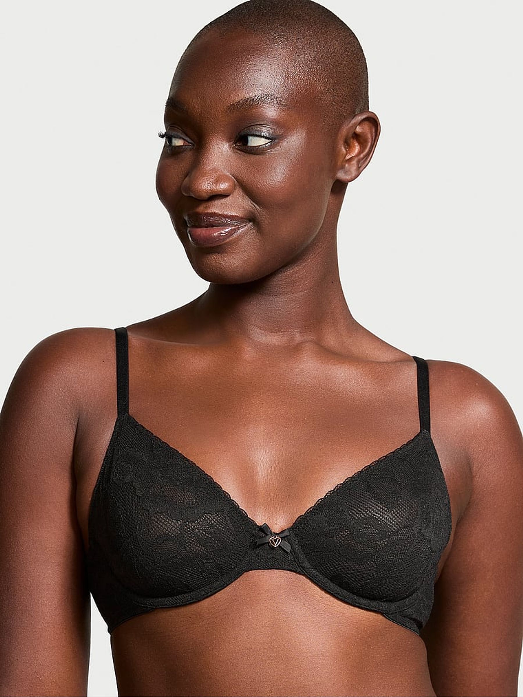 Black Demi Invisible Lift Bra - Image 1 of 4