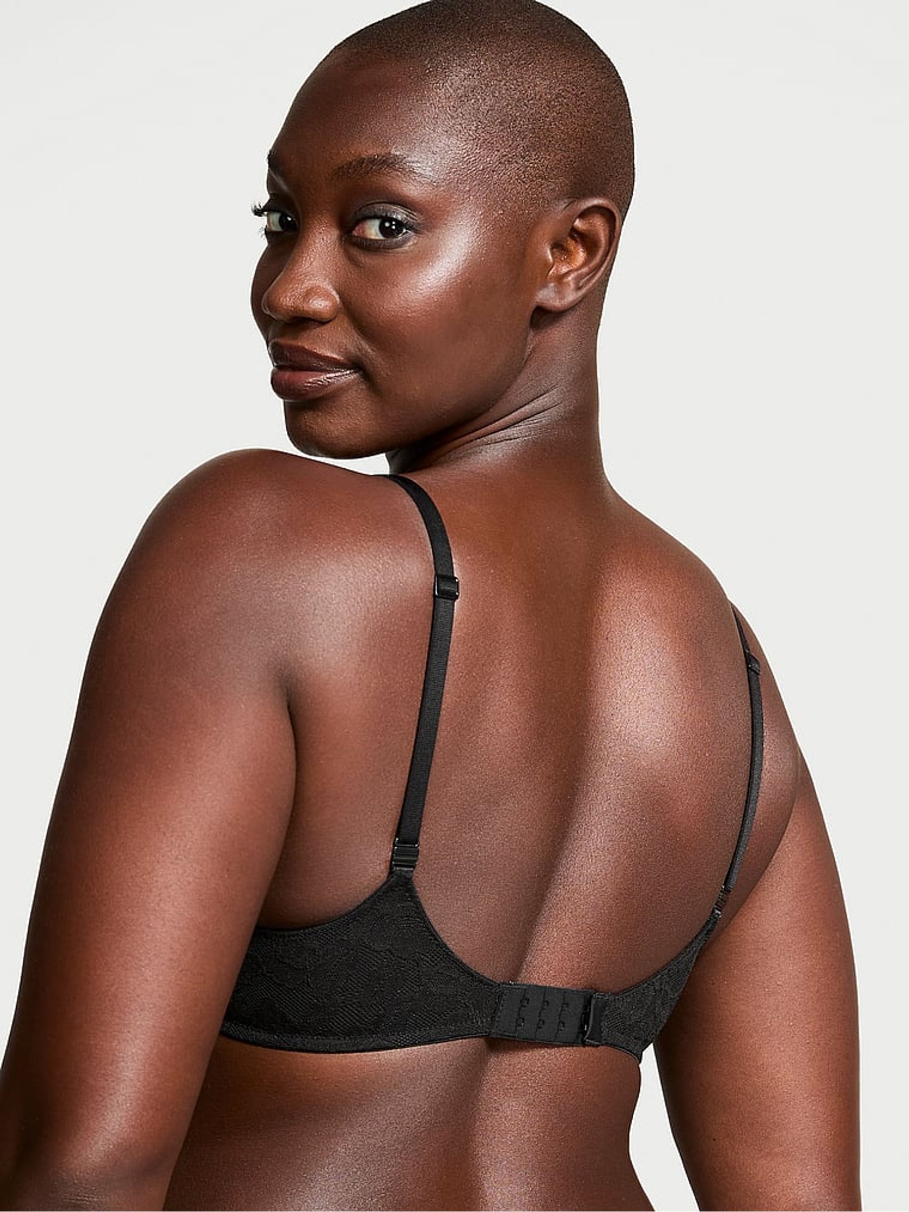 Black Demi Invisible Lift Bra - Image 2 of 4