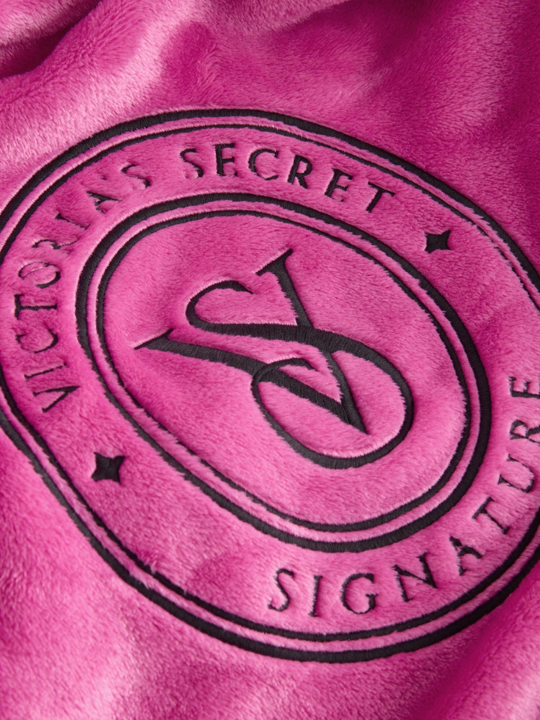 Luscious Rose Pink Cosy Short Dressing Gown - Image 2 of 3