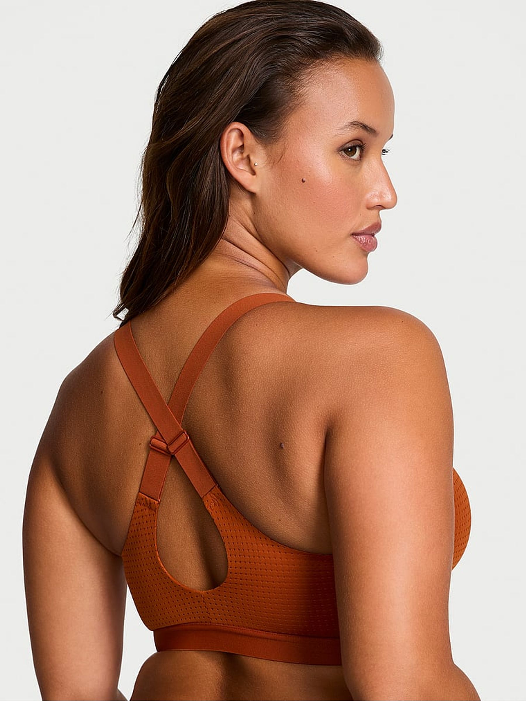 Etruscan Red VSX Lightweight Mesh Medium Impact Sports Bra - Image 2 of 3