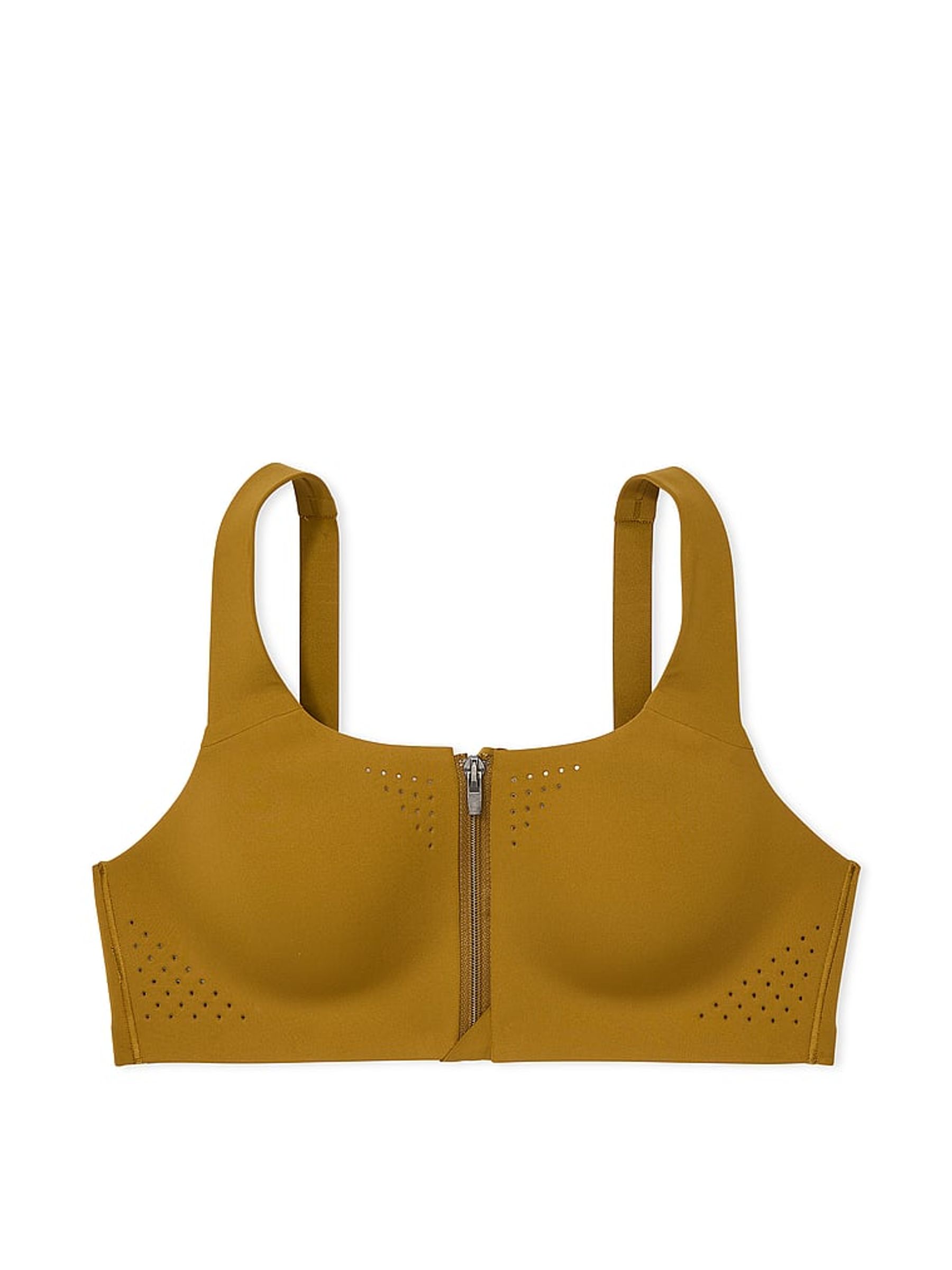 Fern Green Strappy Back Front Close VSX Featherweight™ Max High Support Sports Bra - Image 3 of 5
