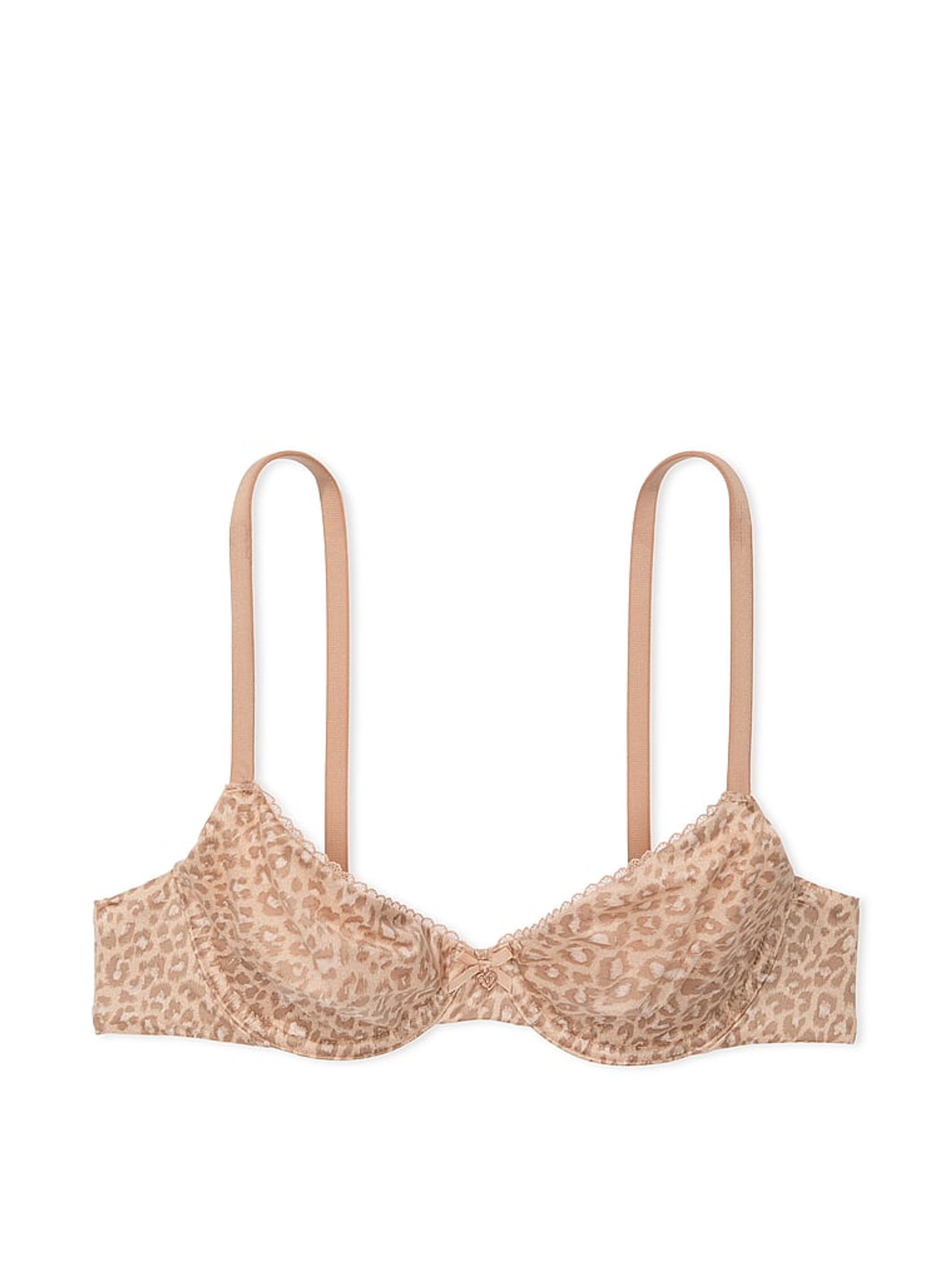 New Glam Leo Marzipan Nude Demi Invisible Lift Bra - Image 3 of 4
