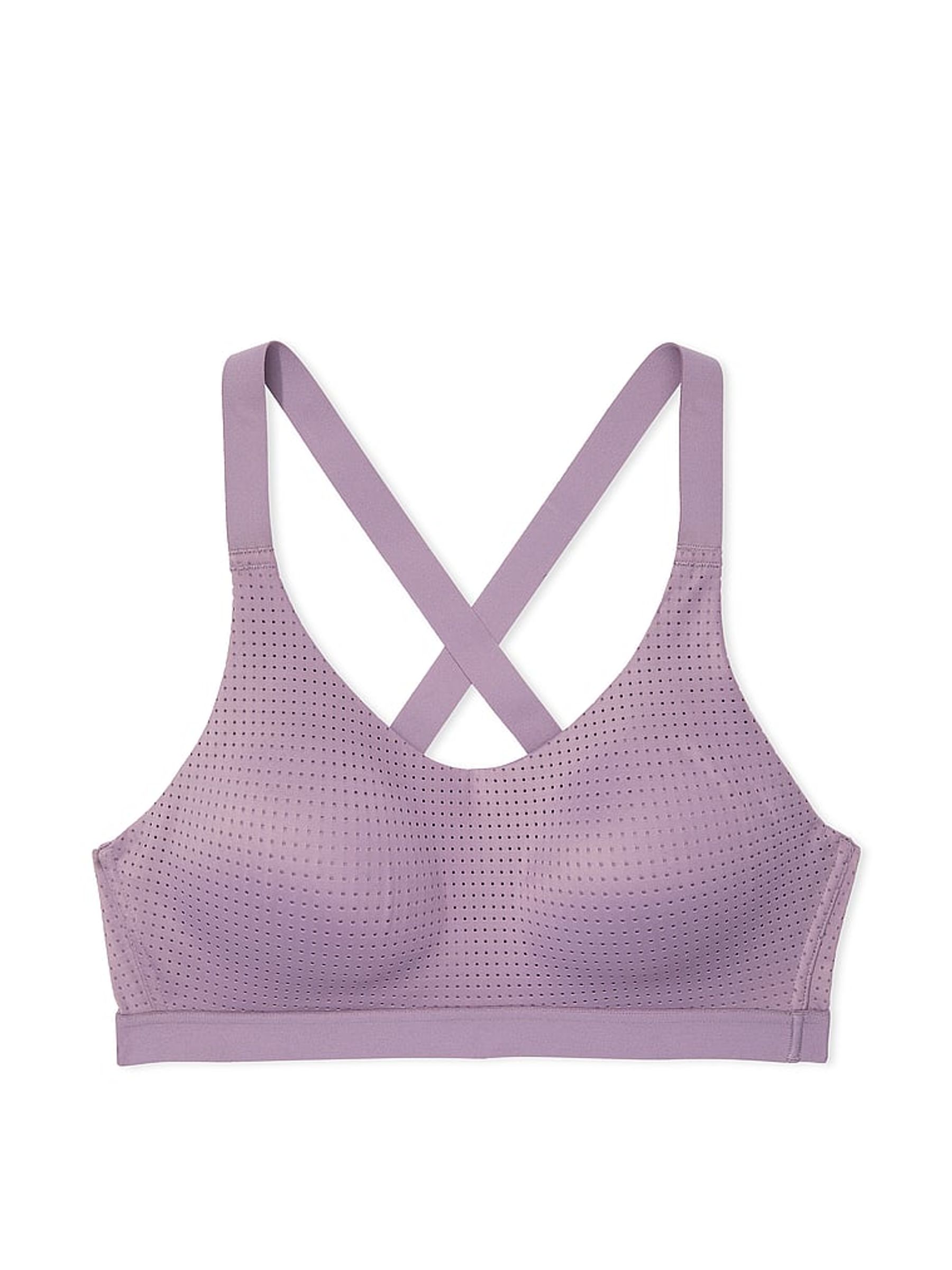 Dried Lavender Purple VSX Lightweight Mesh Medium Impact Sports Bra - Image 3 of 3