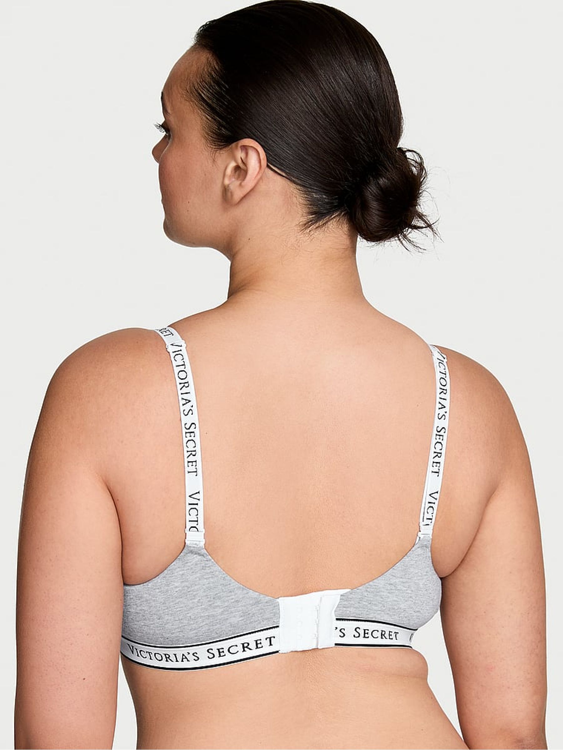 Medium Heather Grey Non Wired Lightly Lined Bra - Image 2 of 3