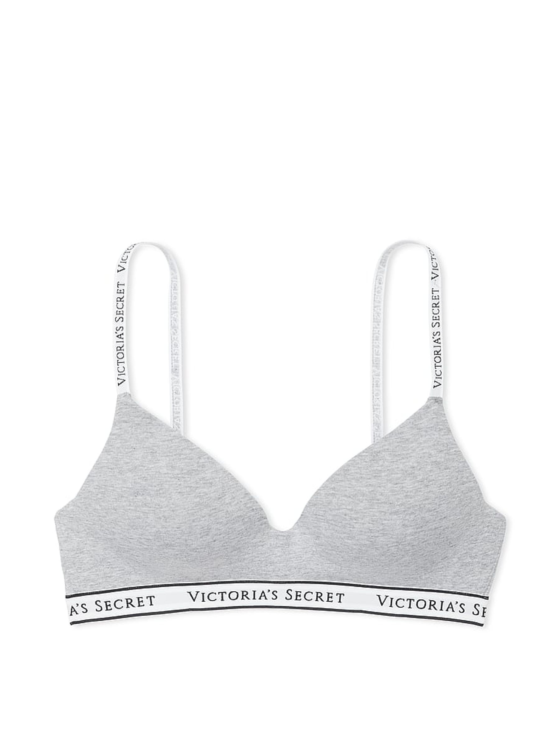 Medium Heather Grey Non Wired Lightly Lined Bra - Image 3 of 3