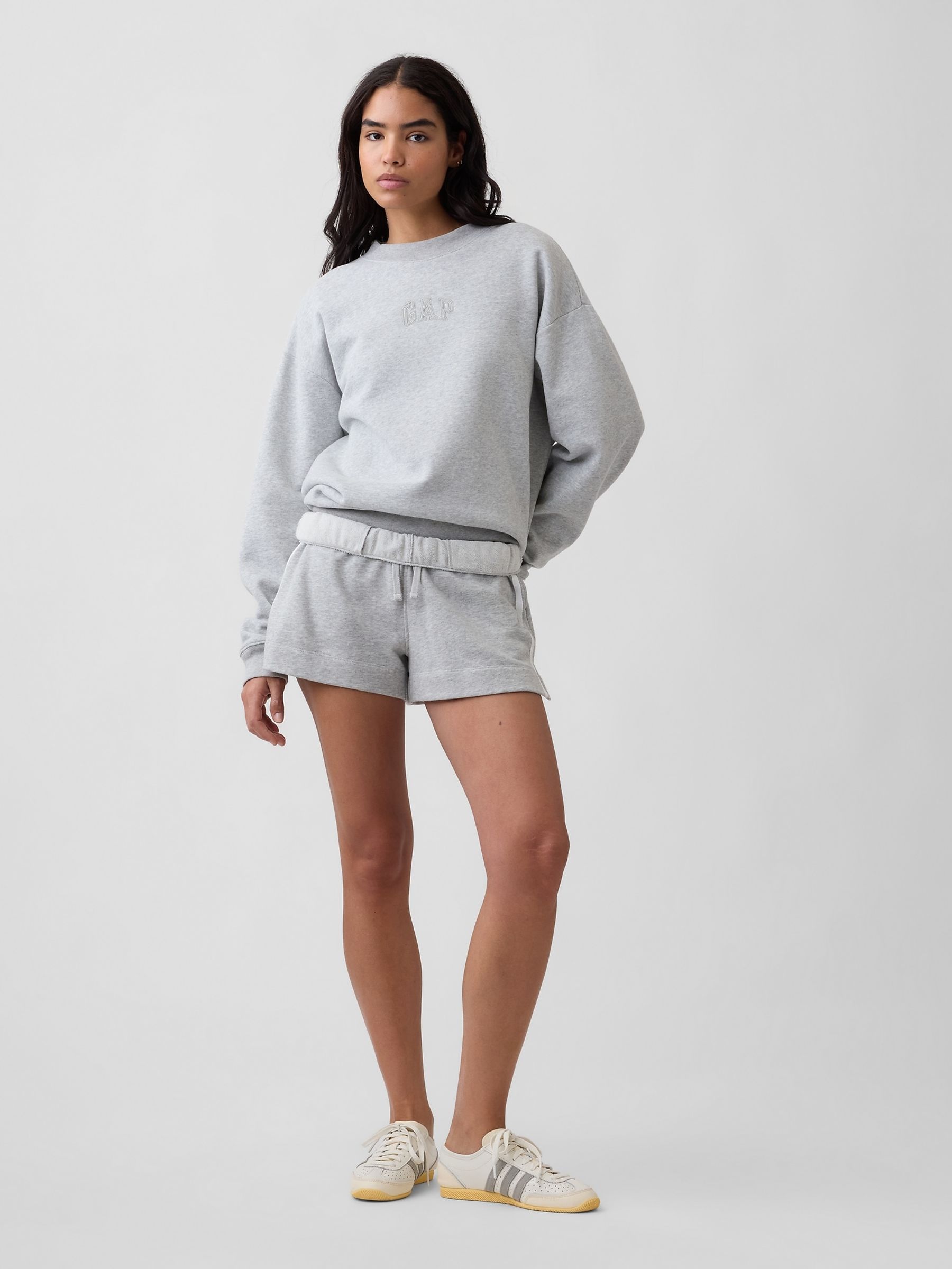 Grey Relaxed Mini-Logo Sweatshirt - Image 5 of 6
