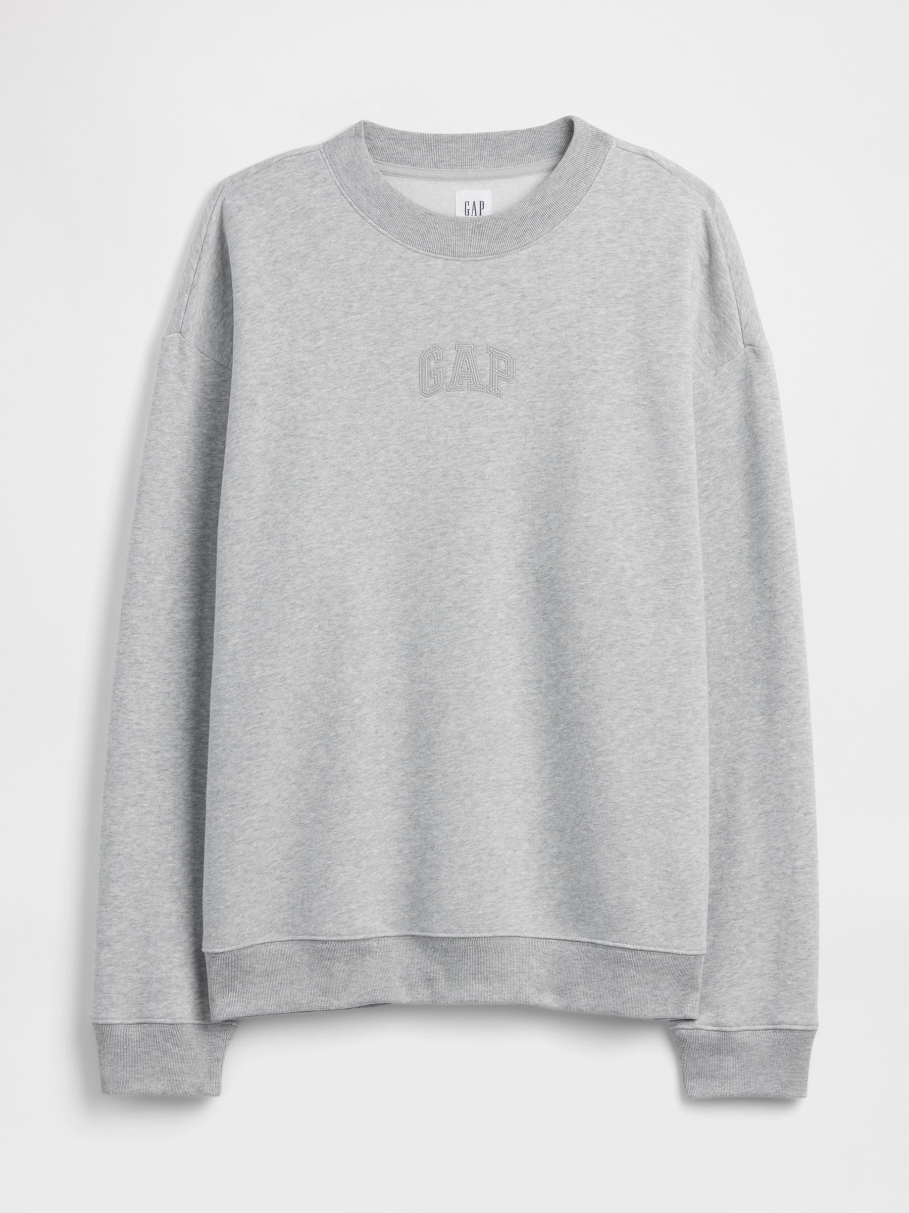 Grey Relaxed Mini-Logo Sweatshirt - Image 6 of 6