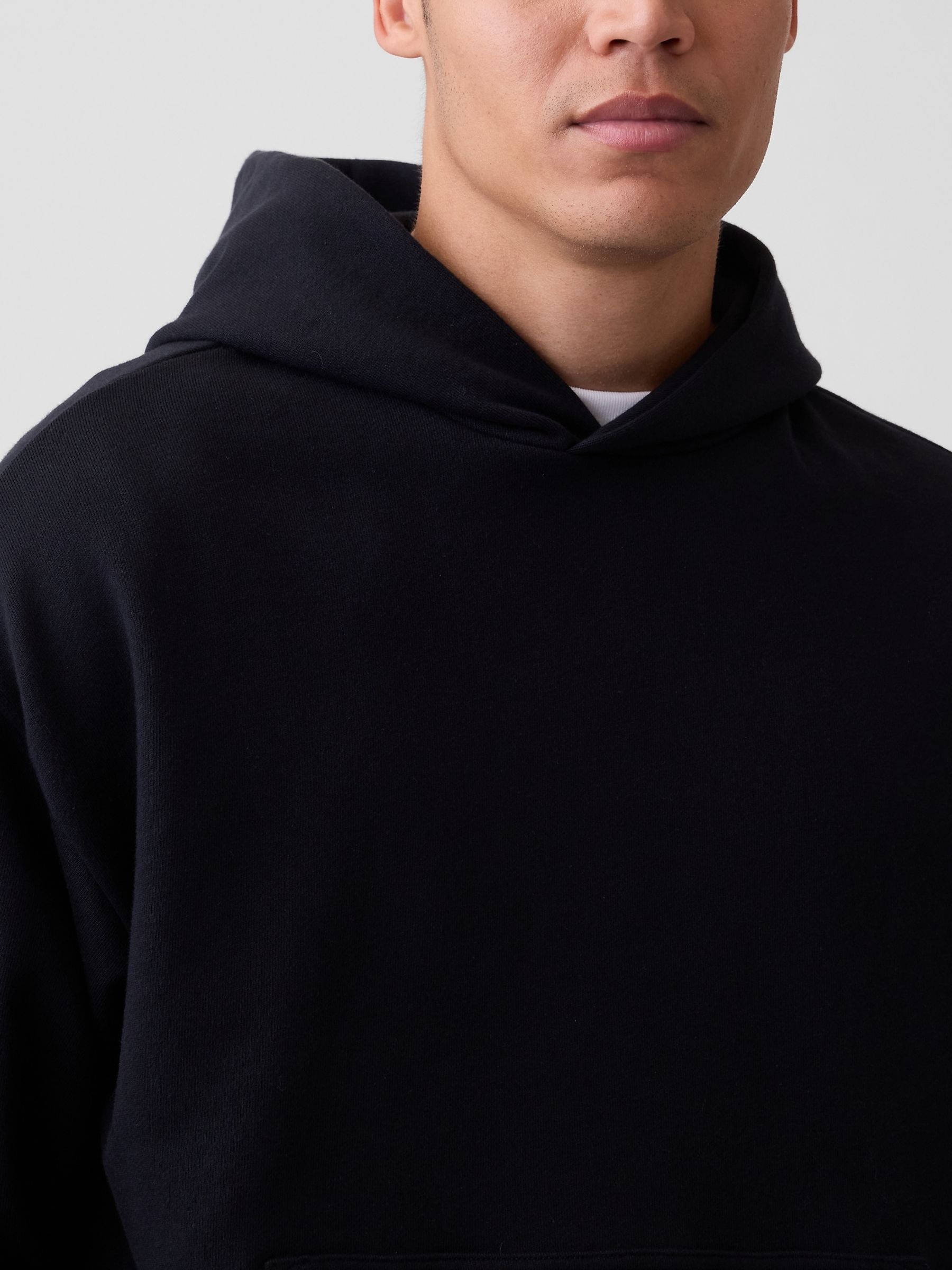 Black Heavyweight Oversized Hoodie - Image 2 of 2