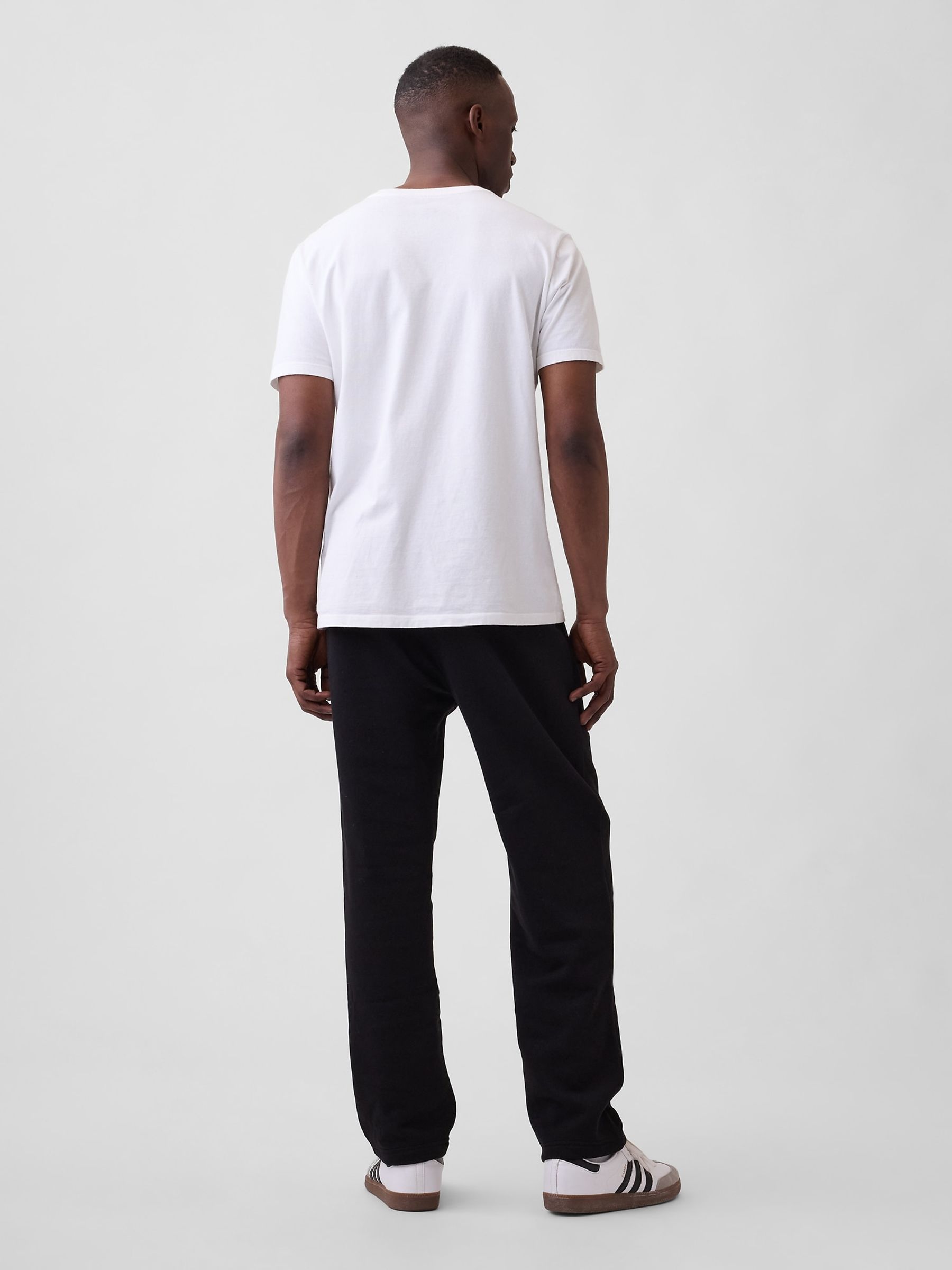 Black Logo Straight-Leg Joggers - Image 2 of 4 Black Logo Straight-Leg Joggers - Image 2 of 4