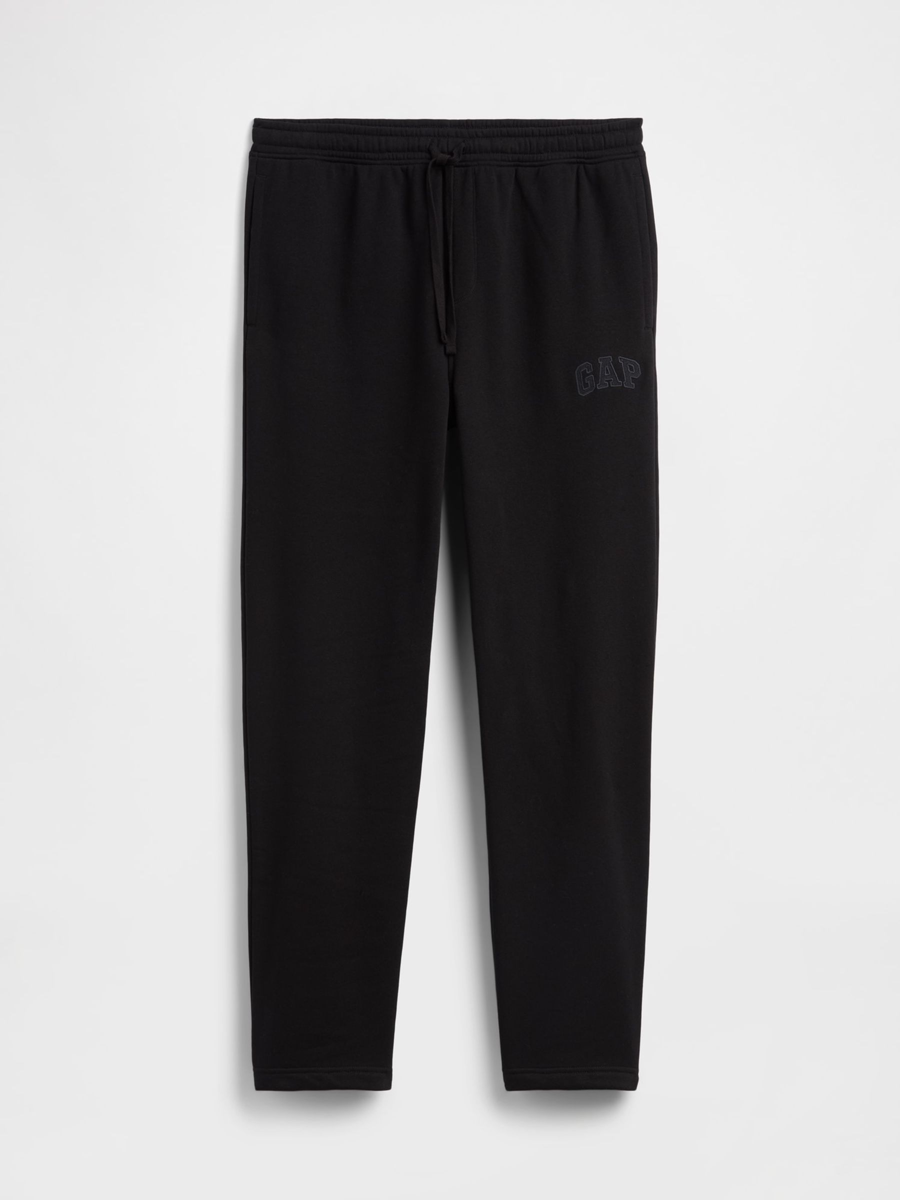 Black Logo Straight-Leg Joggers - Image 4 of 4