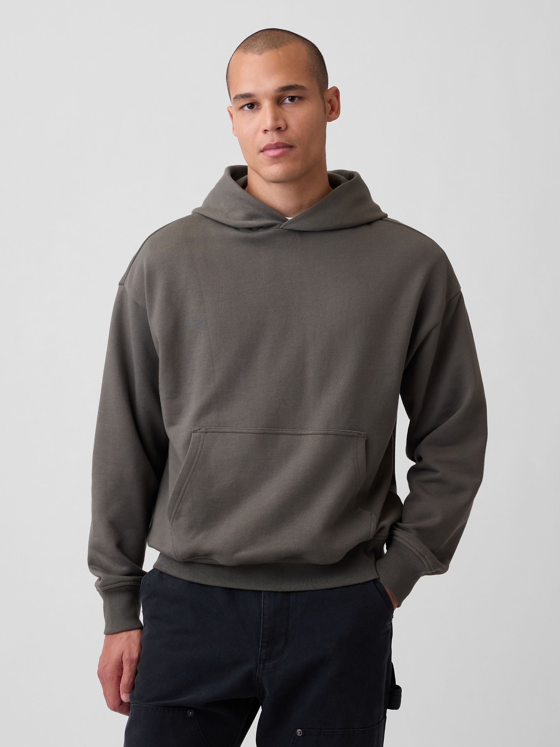Brown Heavyweight Oversized Hoodie - Image 1 of 4