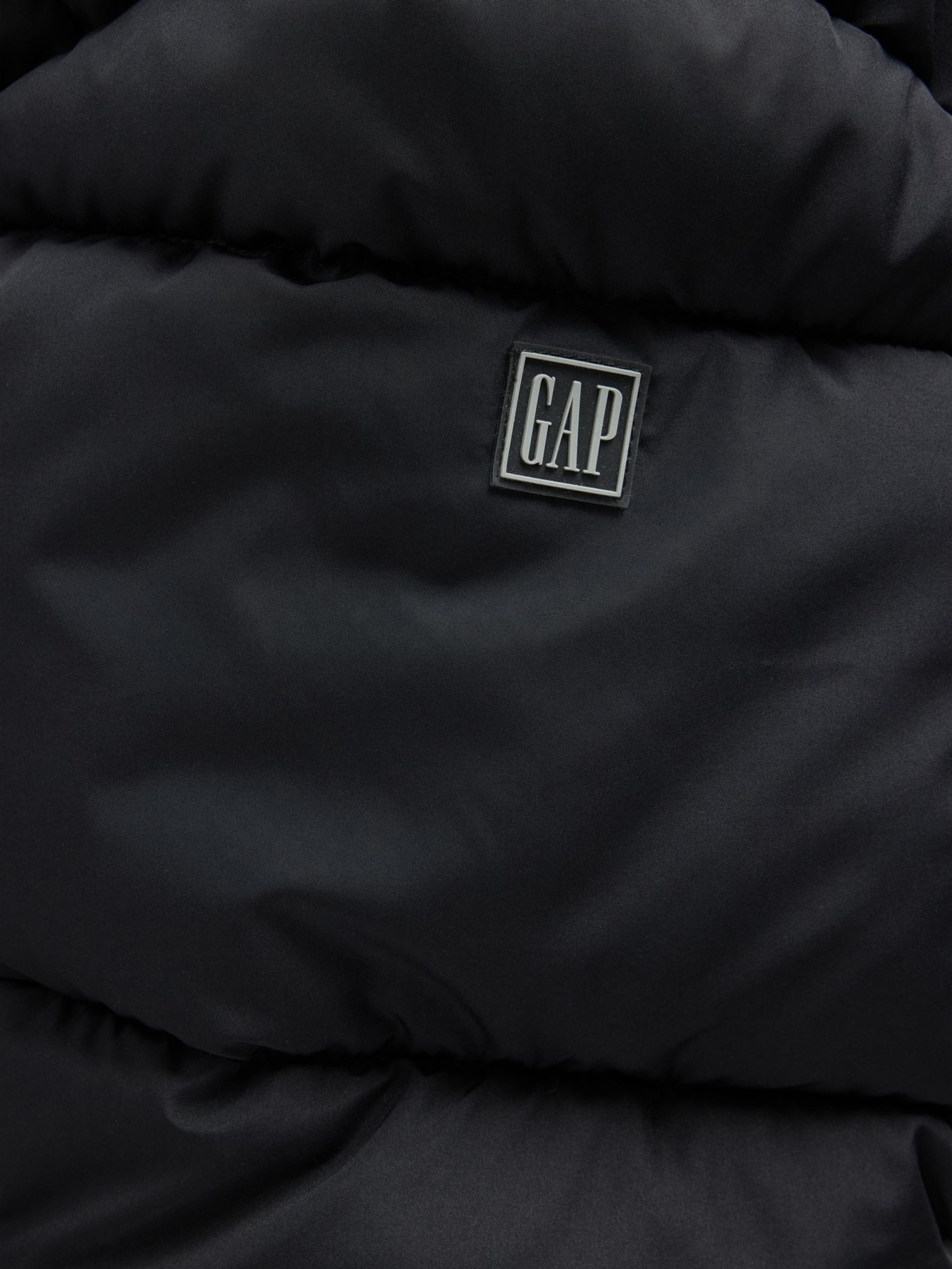 Black Relaxed Puffer Jacket - Image 4 of 4