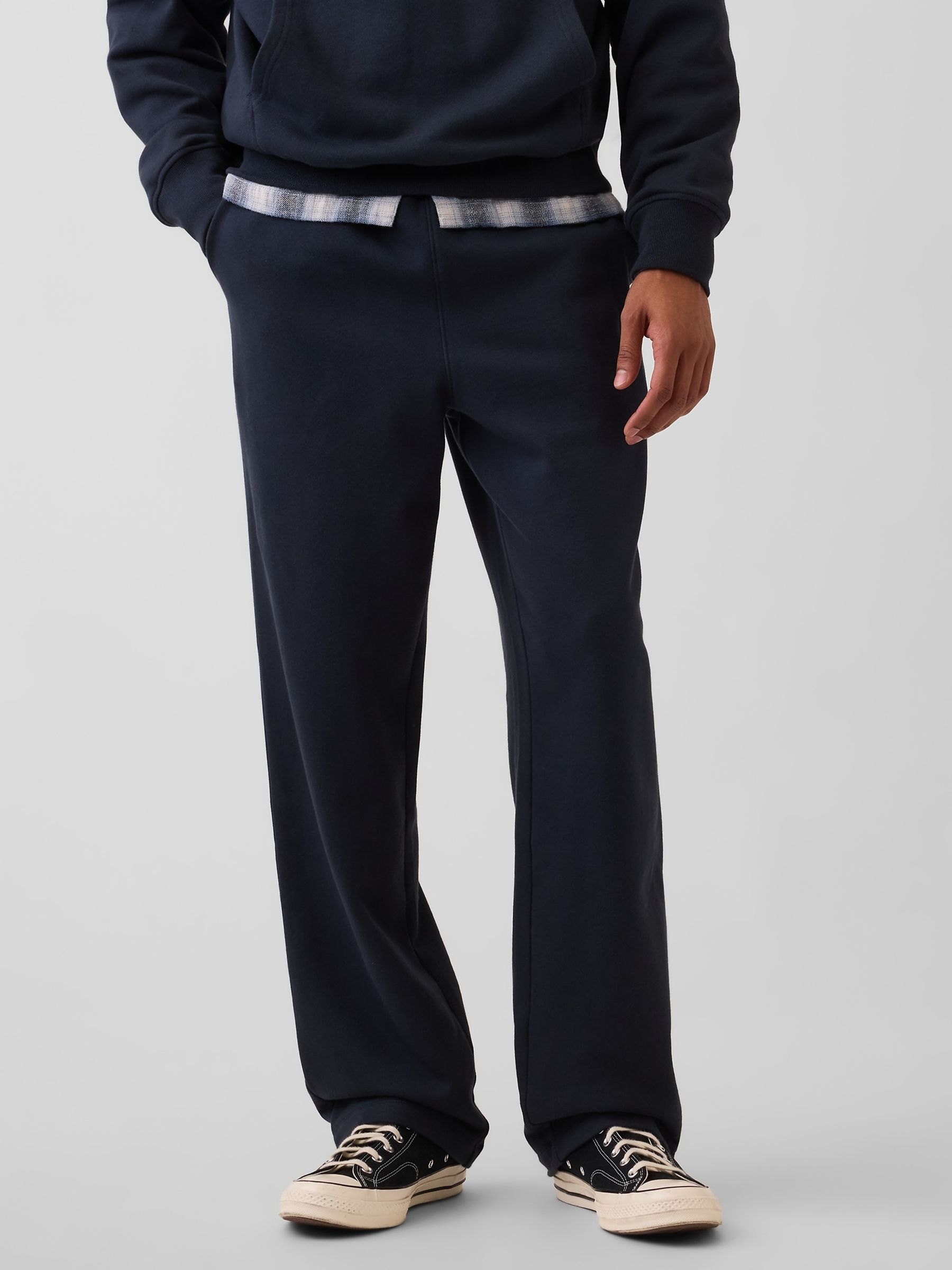 Navy Heavyweight Relaxed Joggers - Image 1 of 4 Navy Heavyweight Relaxed Joggers - Image 1 of 4