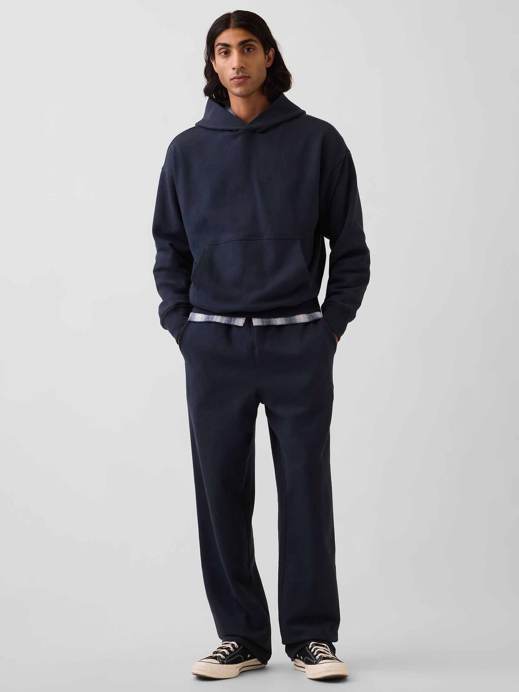 Navy Heavyweight Relaxed Joggers - Image 3 of 4
