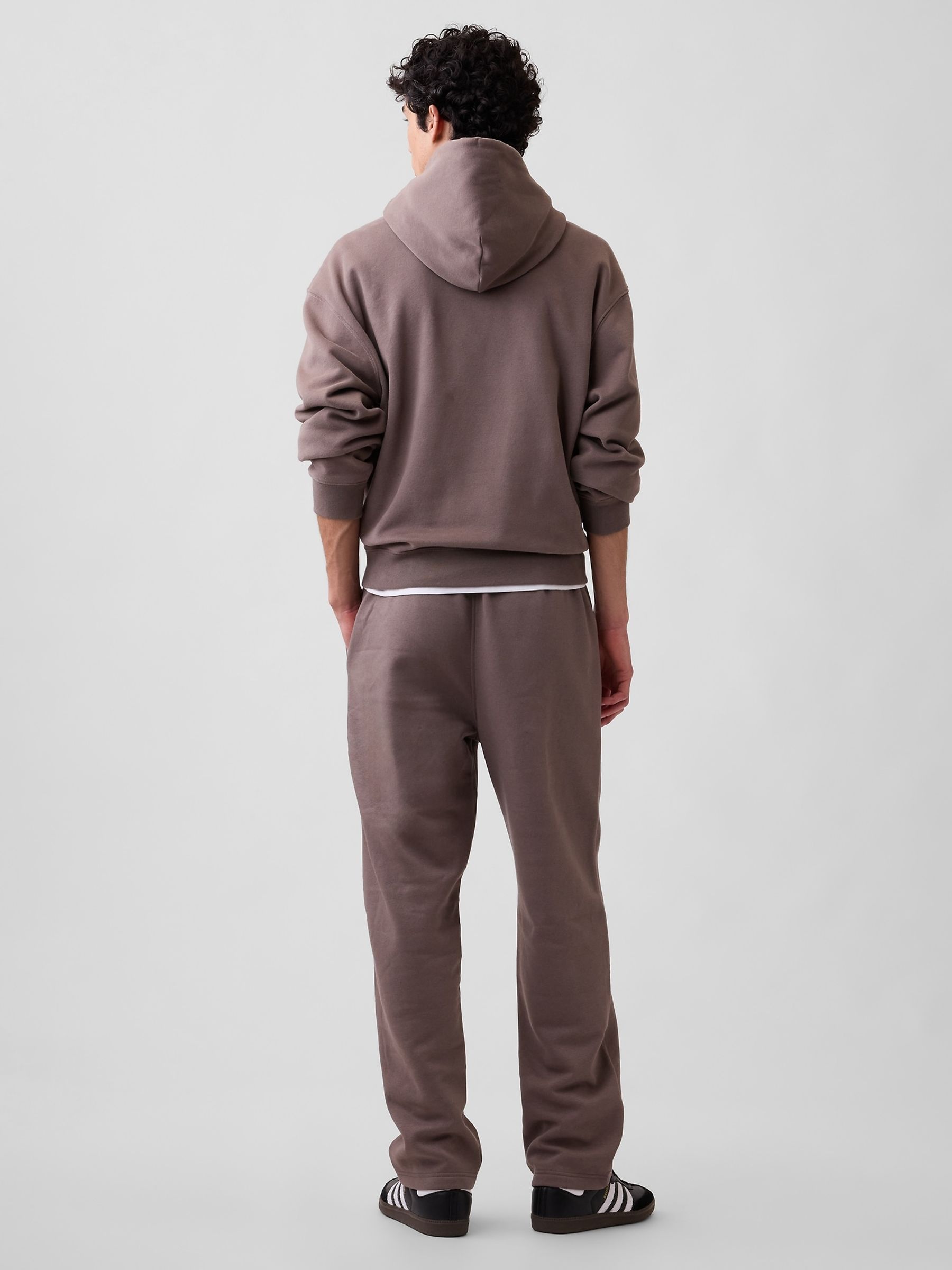 Brown Logo Straight-Leg Joggers - Image 2 of 4