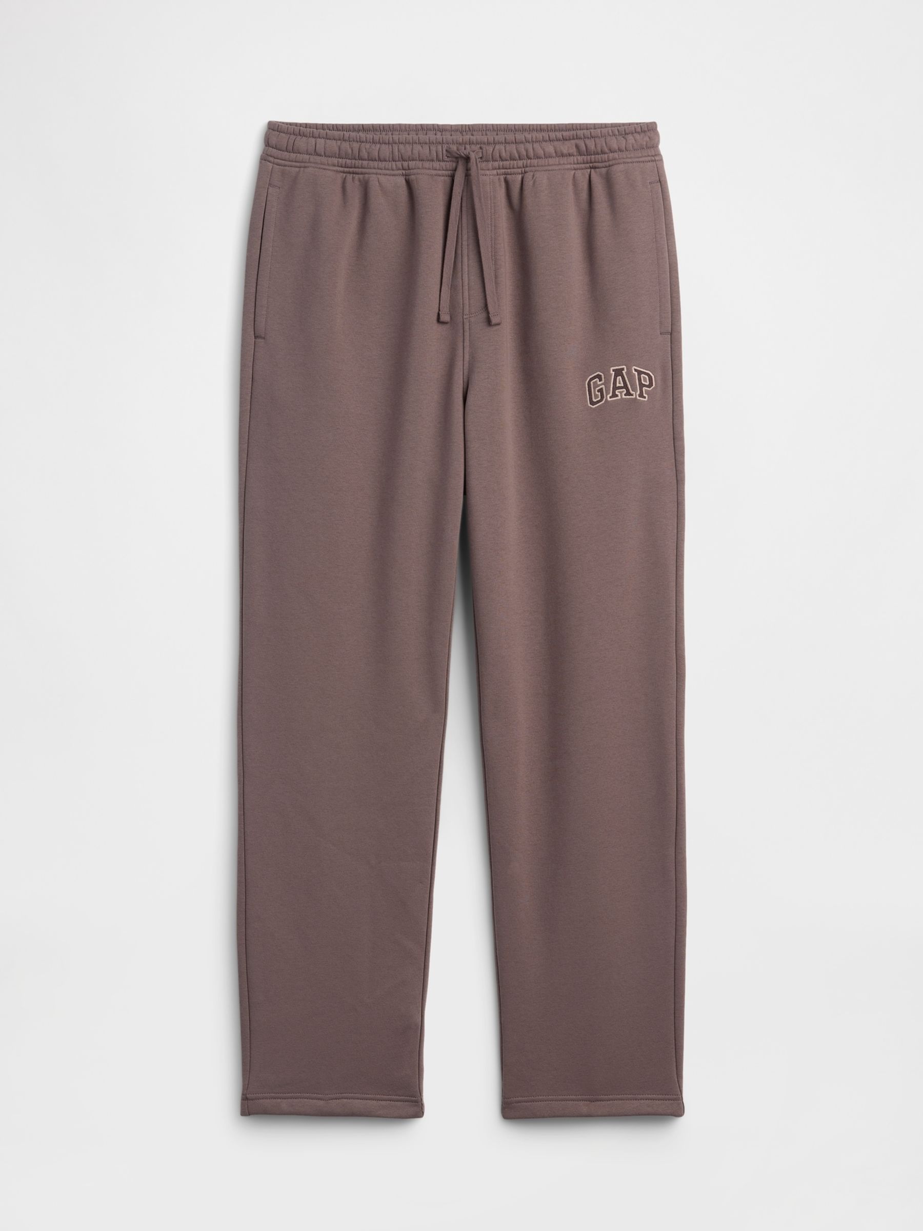Brown Logo Straight-Leg Joggers - Image 4 of 4