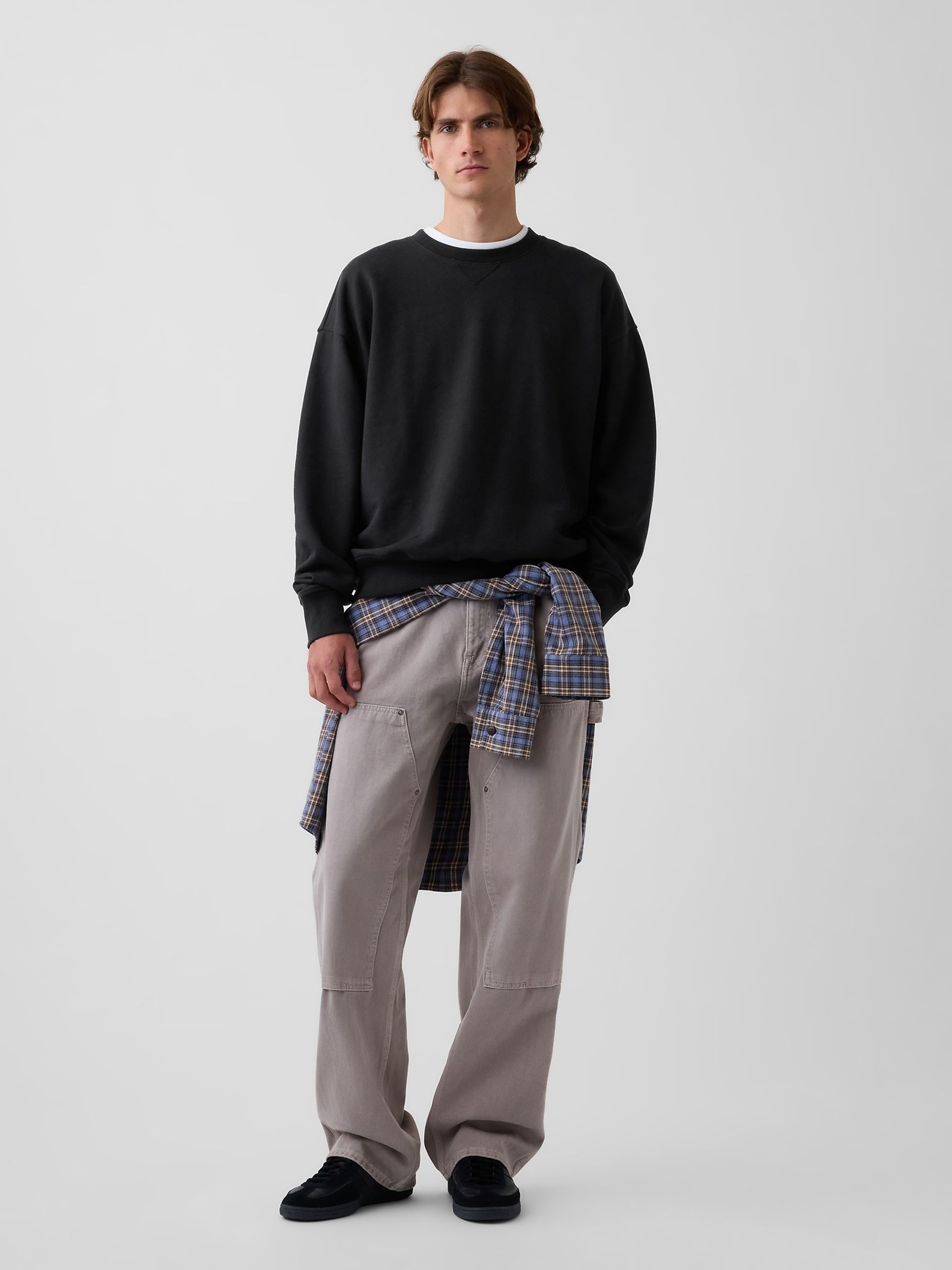 Black Heavyweight Oversized Sweatshirt - Image 3 of 5