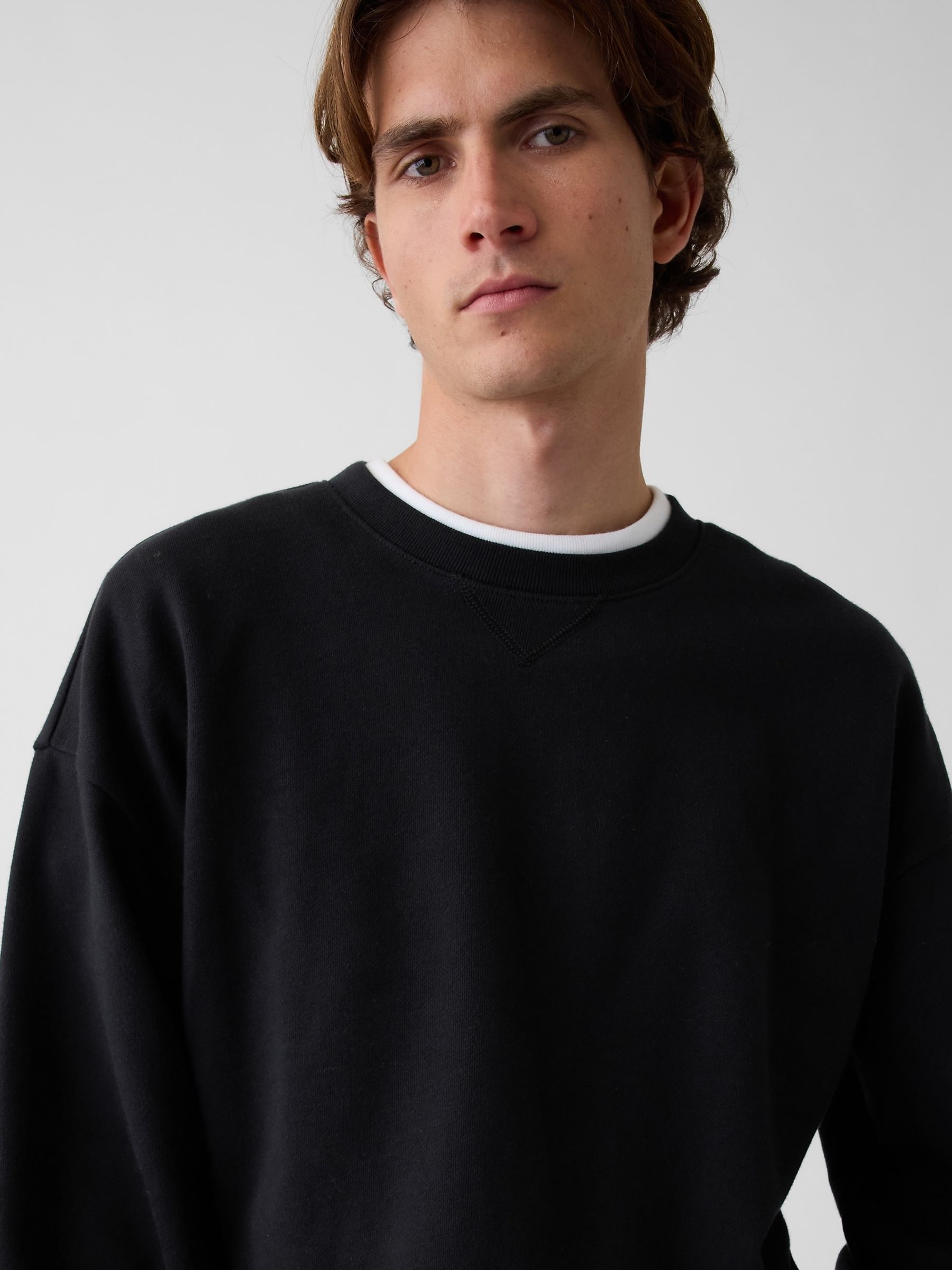 Black Heavyweight Oversized Sweatshirt - Image 4 of 5