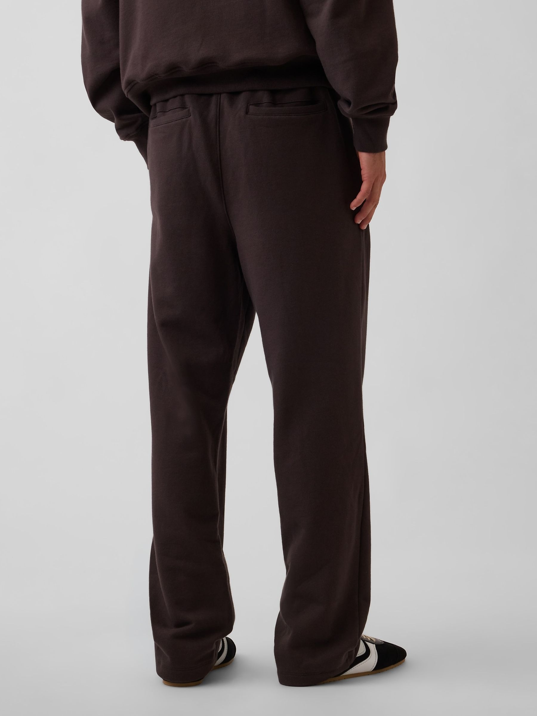 Dark Brown Heavyweight Relaxed Joggers - Image 2 of 4